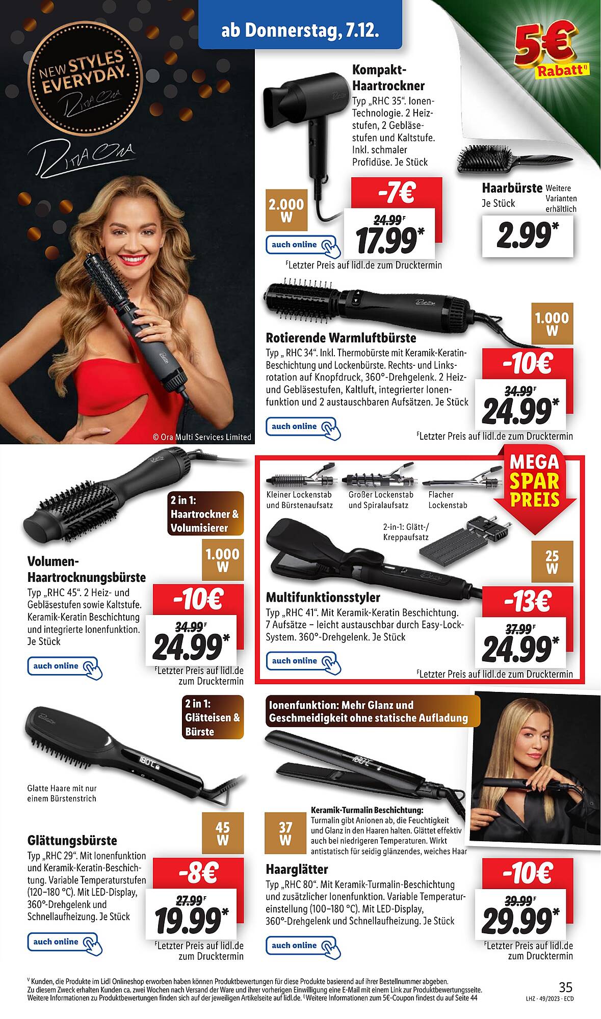 Lidl Prospekt 4 – 9 Dezember 2023 Seite 39