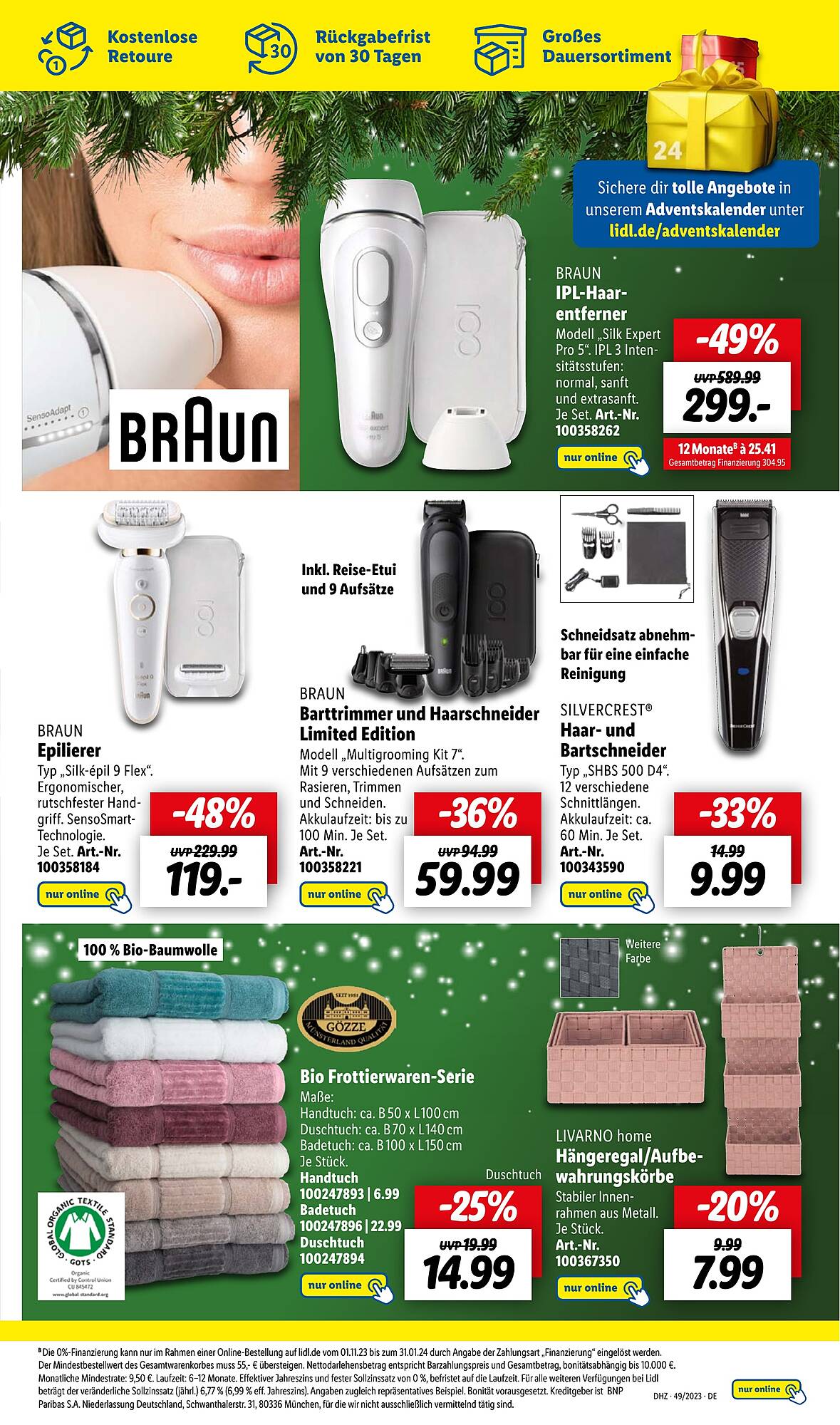 Lidl Prospekt 4 – 9 Dezember 2023 Seite 43