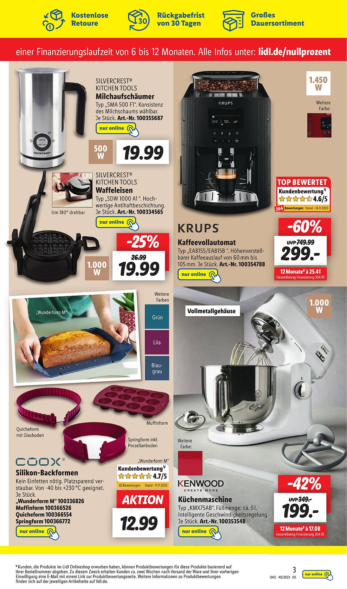 Lidl Prospekt 4 – 9 Dezember 2023 Seite 45