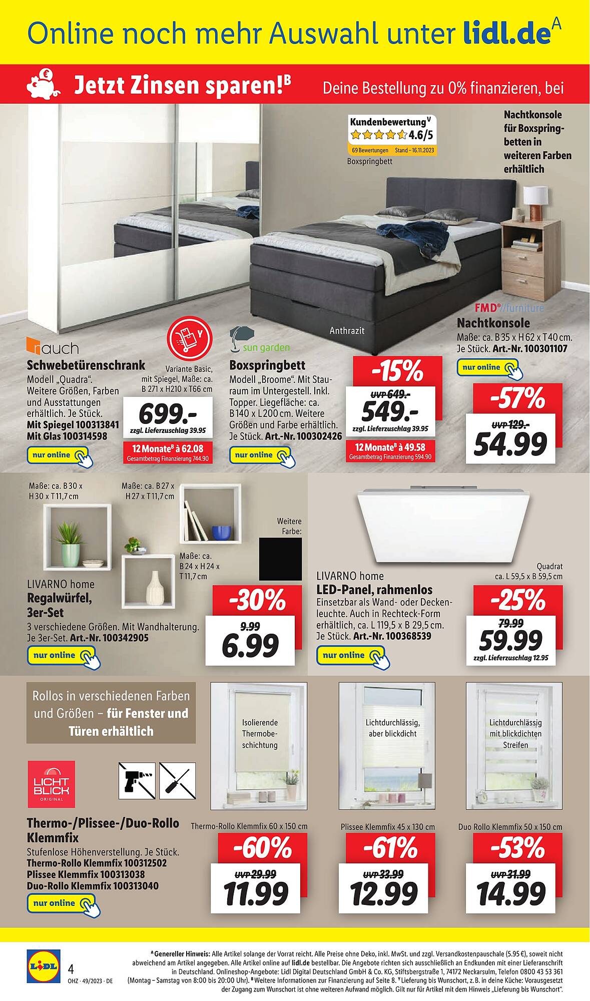 Lidl Prospekt 4 – 9 Dezember 2023 Seite 48