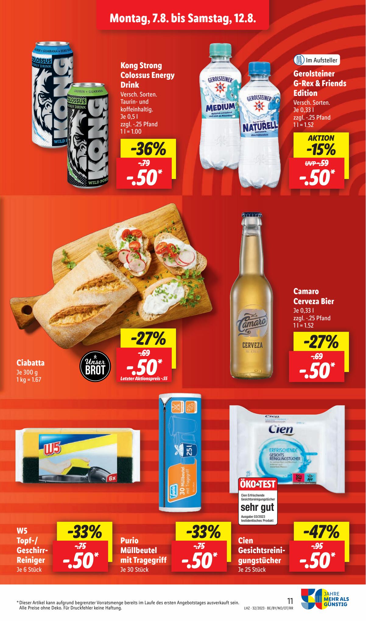 Lidl Prospekt 7 – 12 August 2023 Seite 11