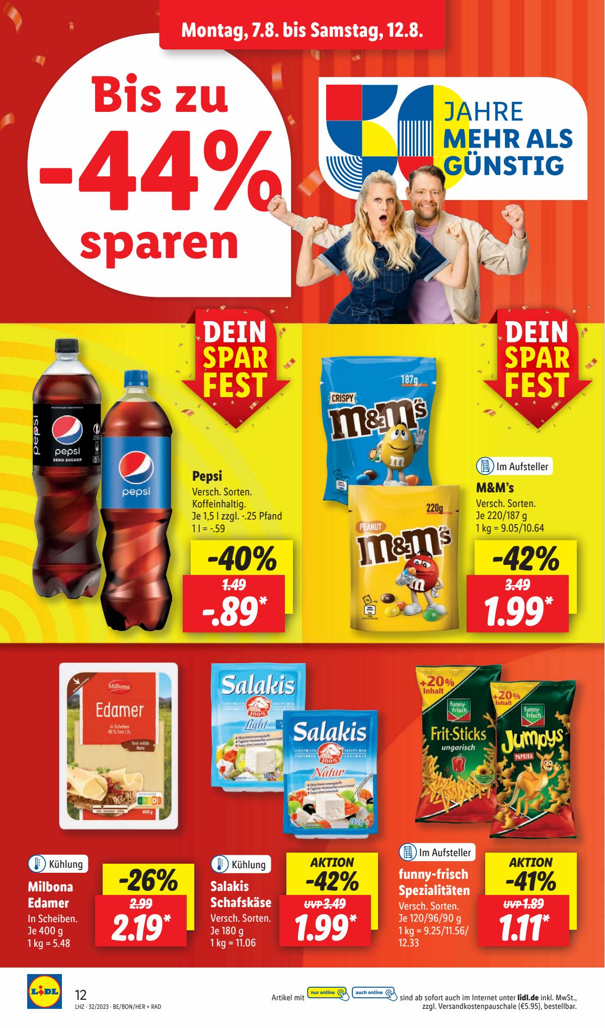 Lidl Prospekt 7 – 12 August 2023 Seite 12
