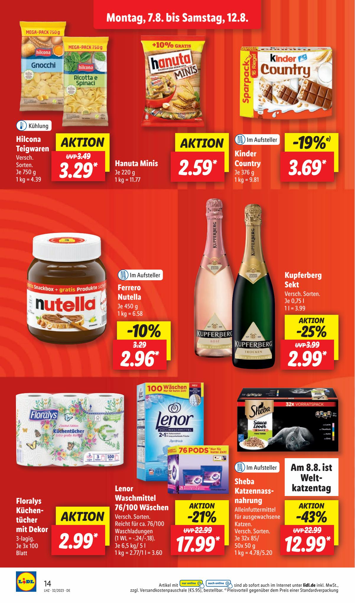 Lidl Prospekt 7 – 12 August 2023 Seite 14