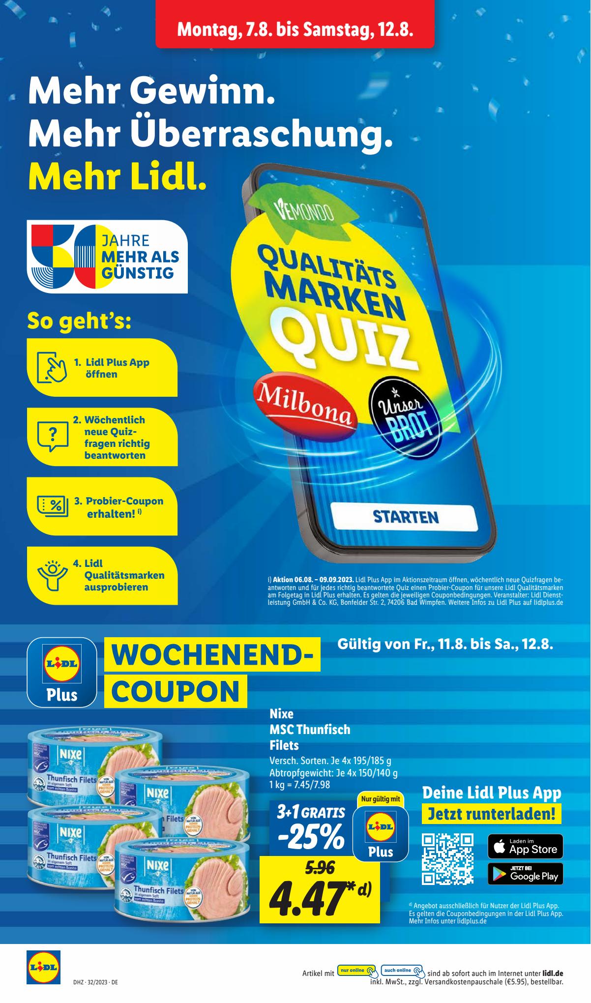 Lidl Prospekt 7 – 12 August 2023 Seite 16