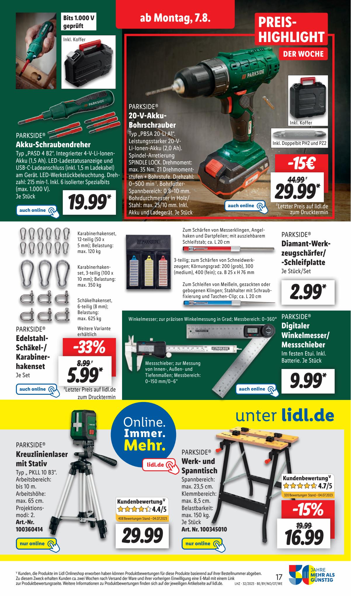 Lidl Prospekt 7 – 12 August 2023 Seite 19