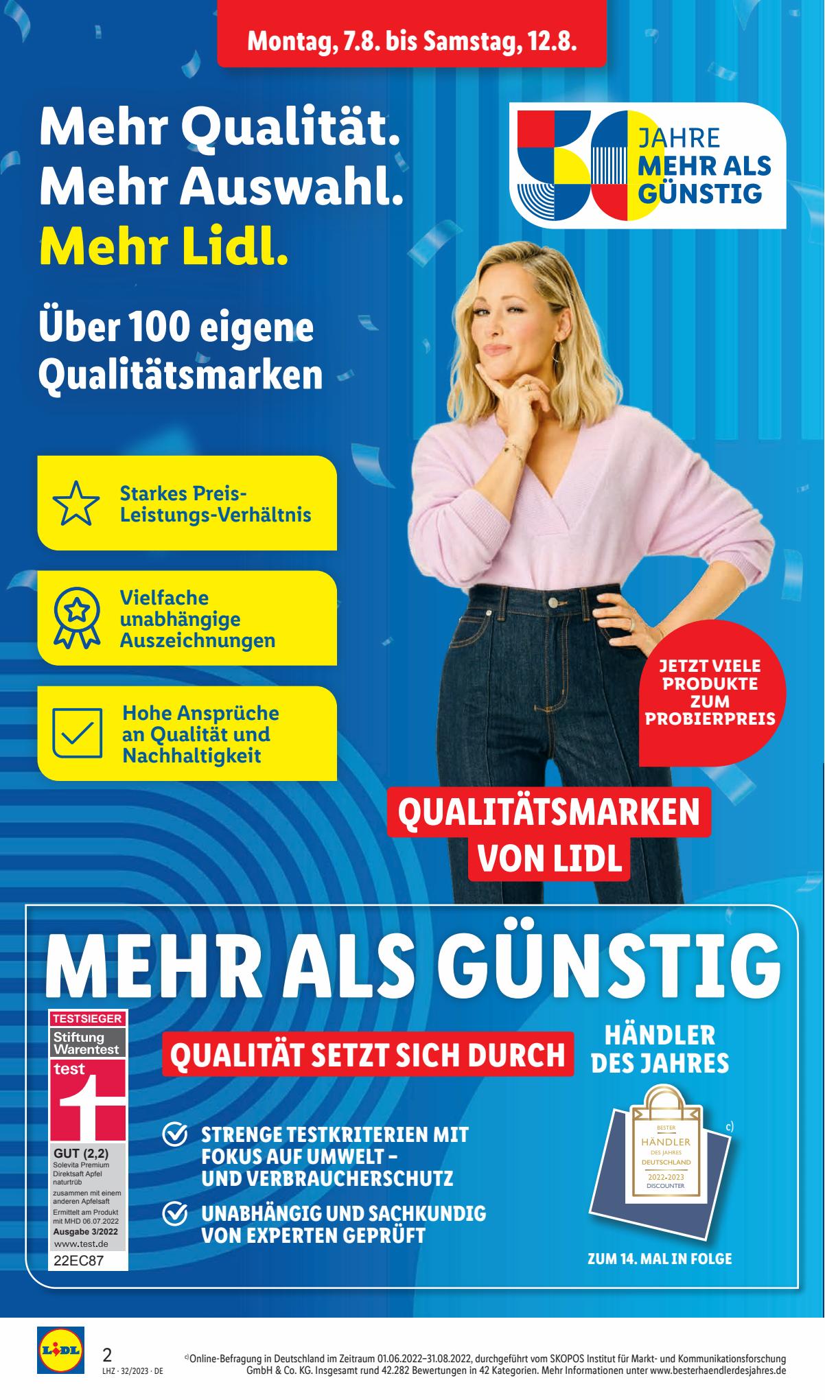Lidl Prospekt 7 – 12 August 2023 Seite 2