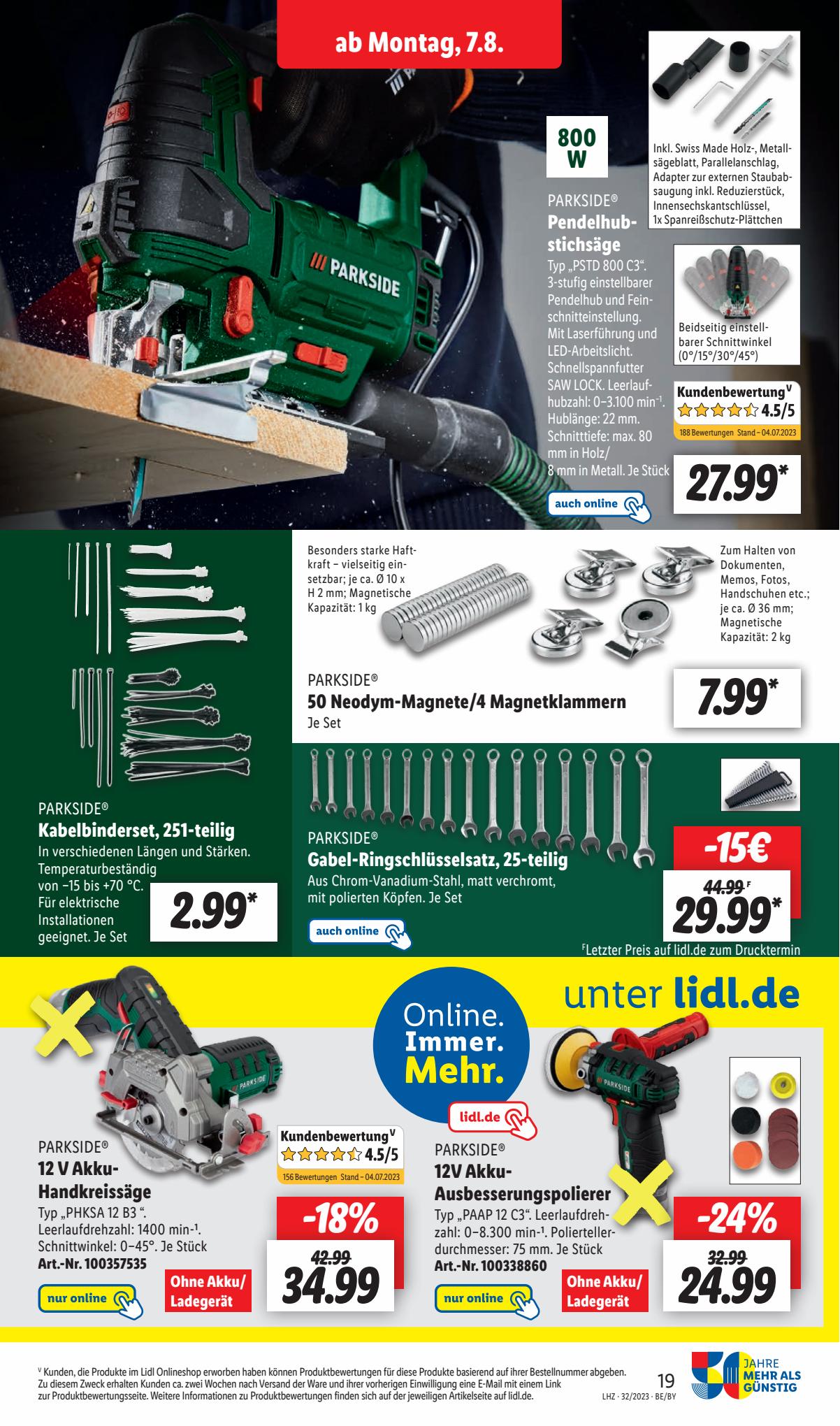Lidl Prospekt 7 – 12 August 2023 Seite 21