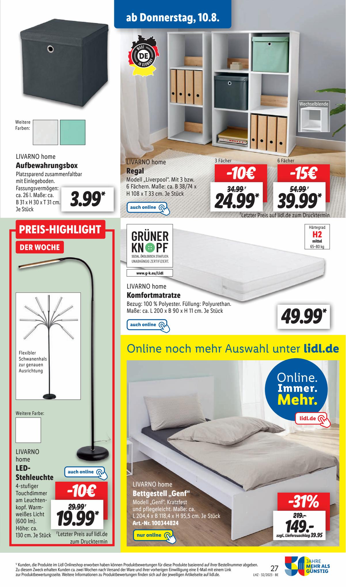 Lidl Prospekt 7 – 12 August 2023 Seite 31