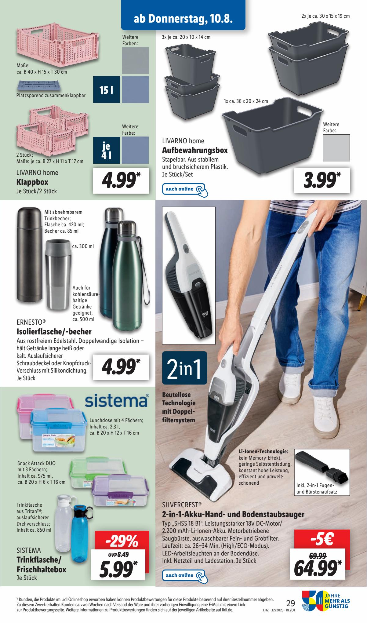 Lidl Prospekt 7 – 12 August 2023 Seite 33