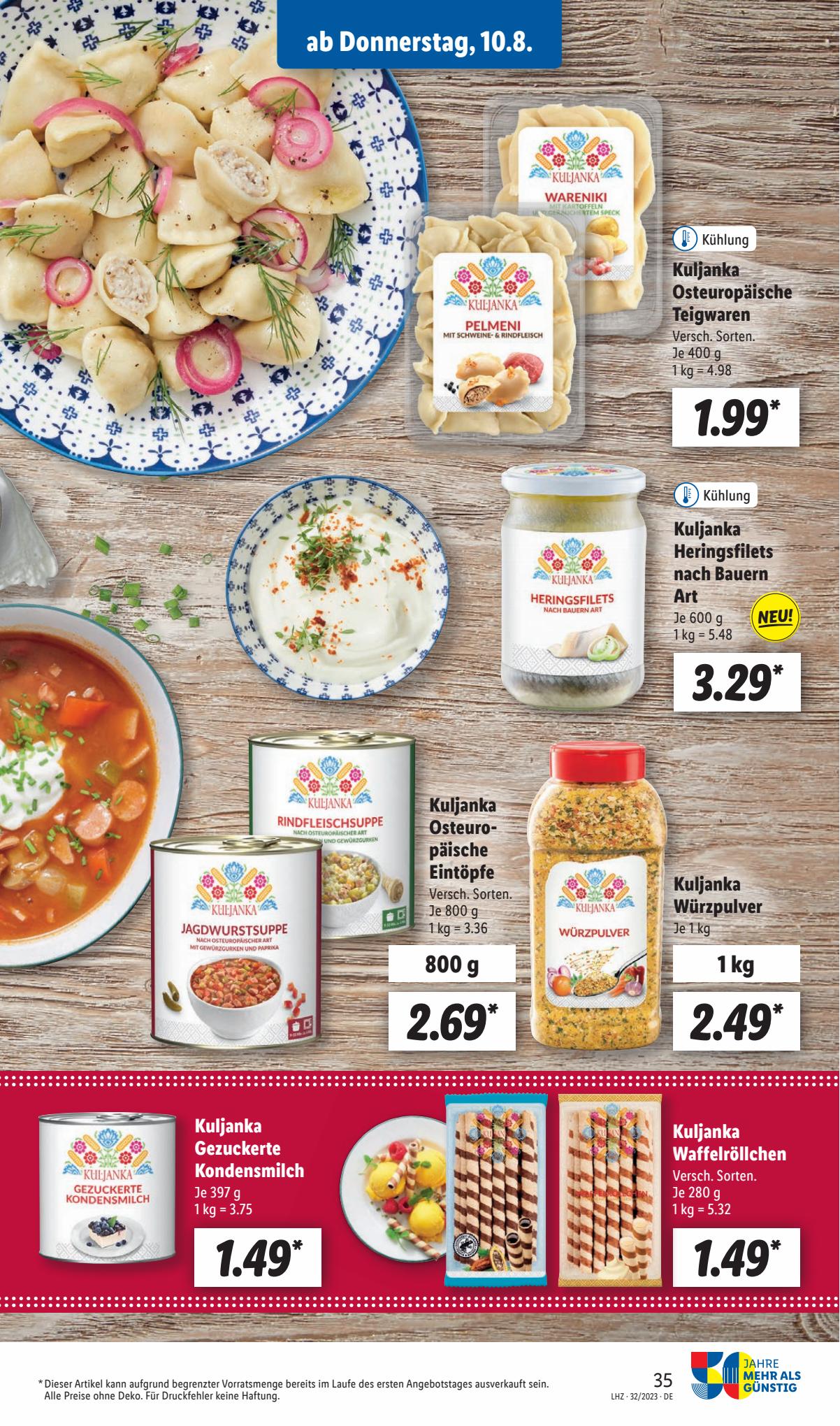 Lidl Prospekt 7 – 12 August 2023 Seite 41