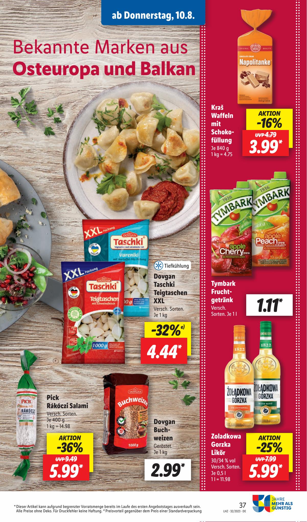 Lidl Prospekt 7 – 12 August 2023 Seite 45