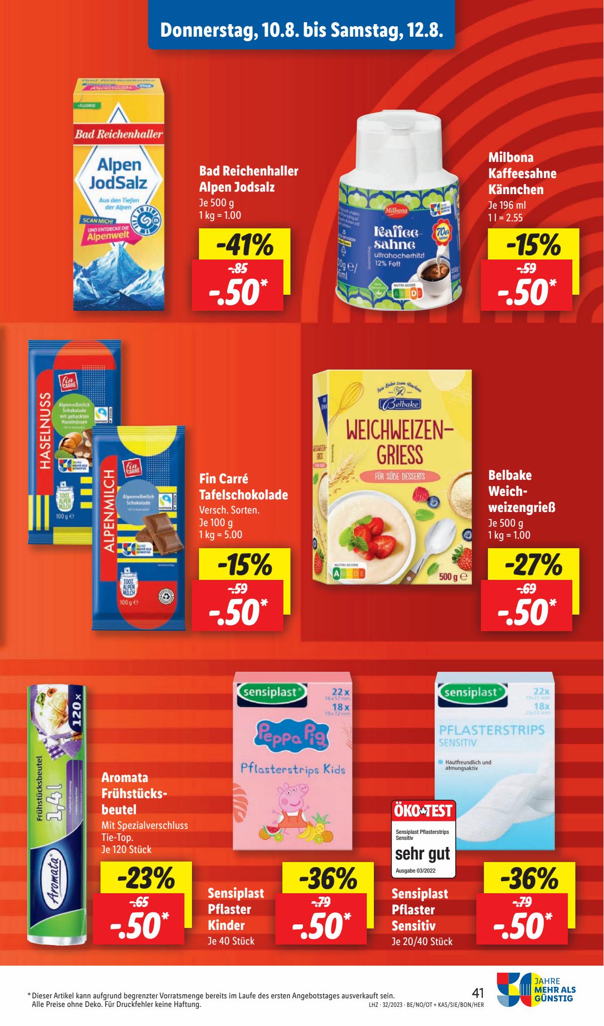 Lidl Prospekt 7 – 12 August 2023 Seite 51