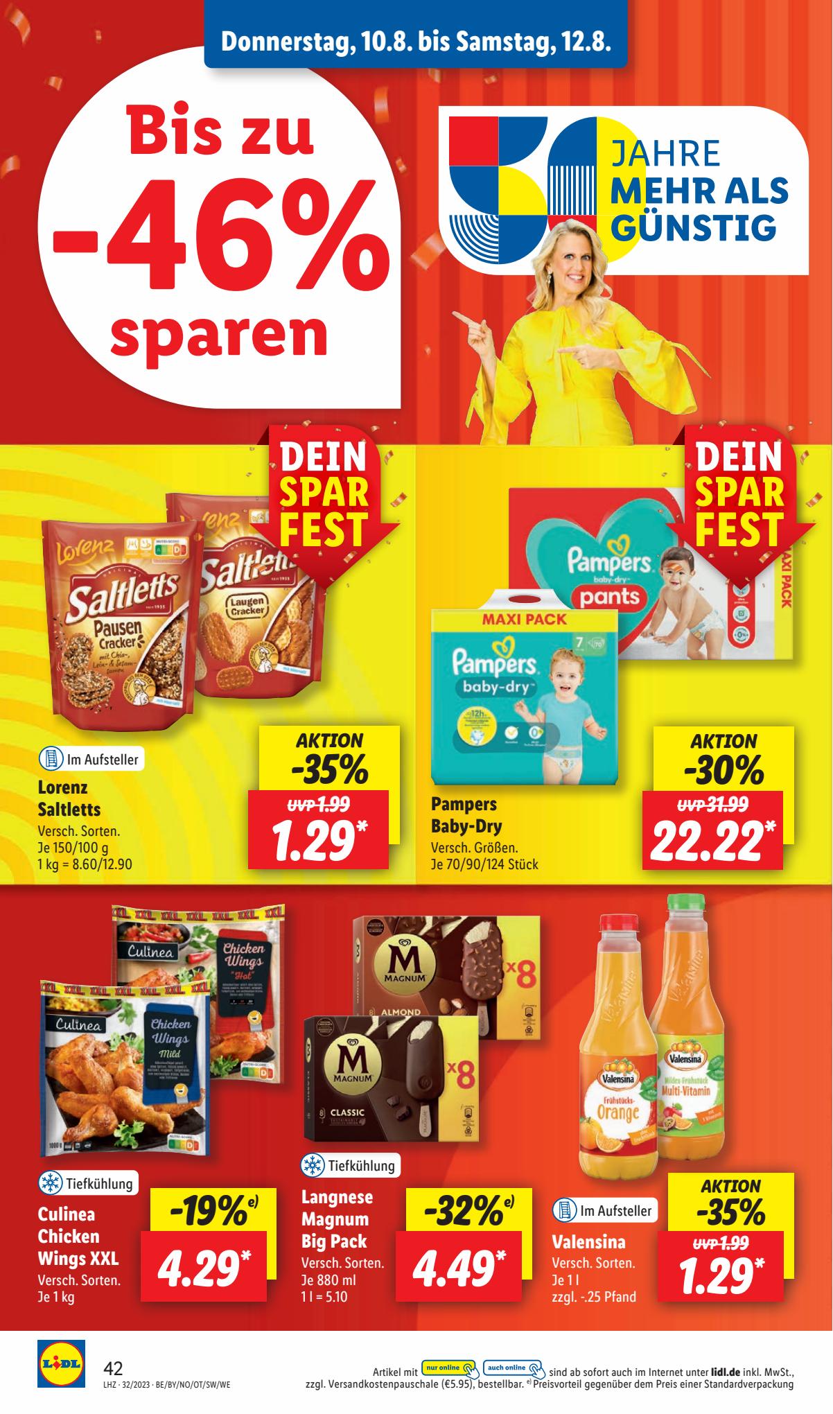 Lidl Prospekt 7 – 12 August 2023 Seite 52