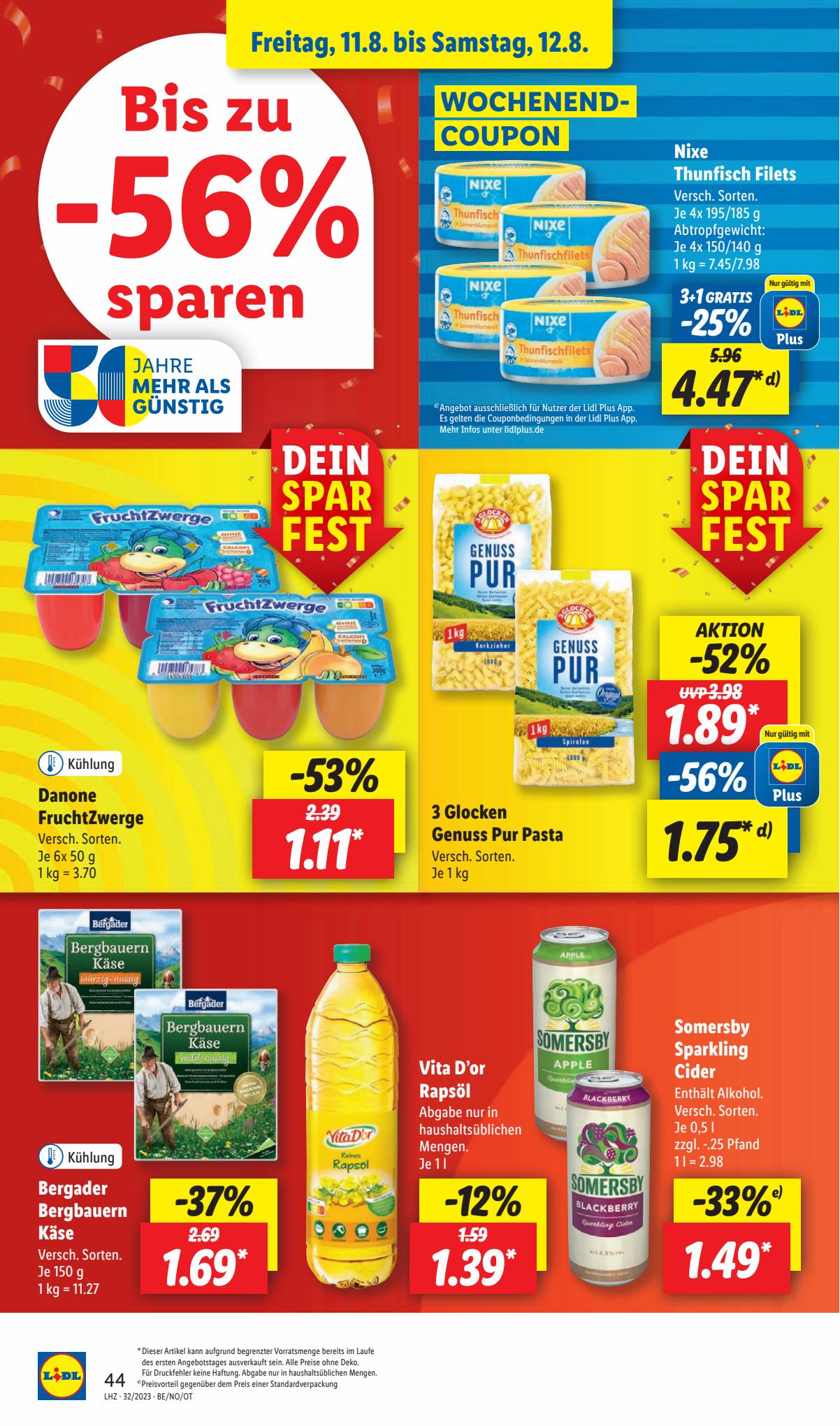 Lidl Prospekt 7 – 12 August 2023 Seite 54