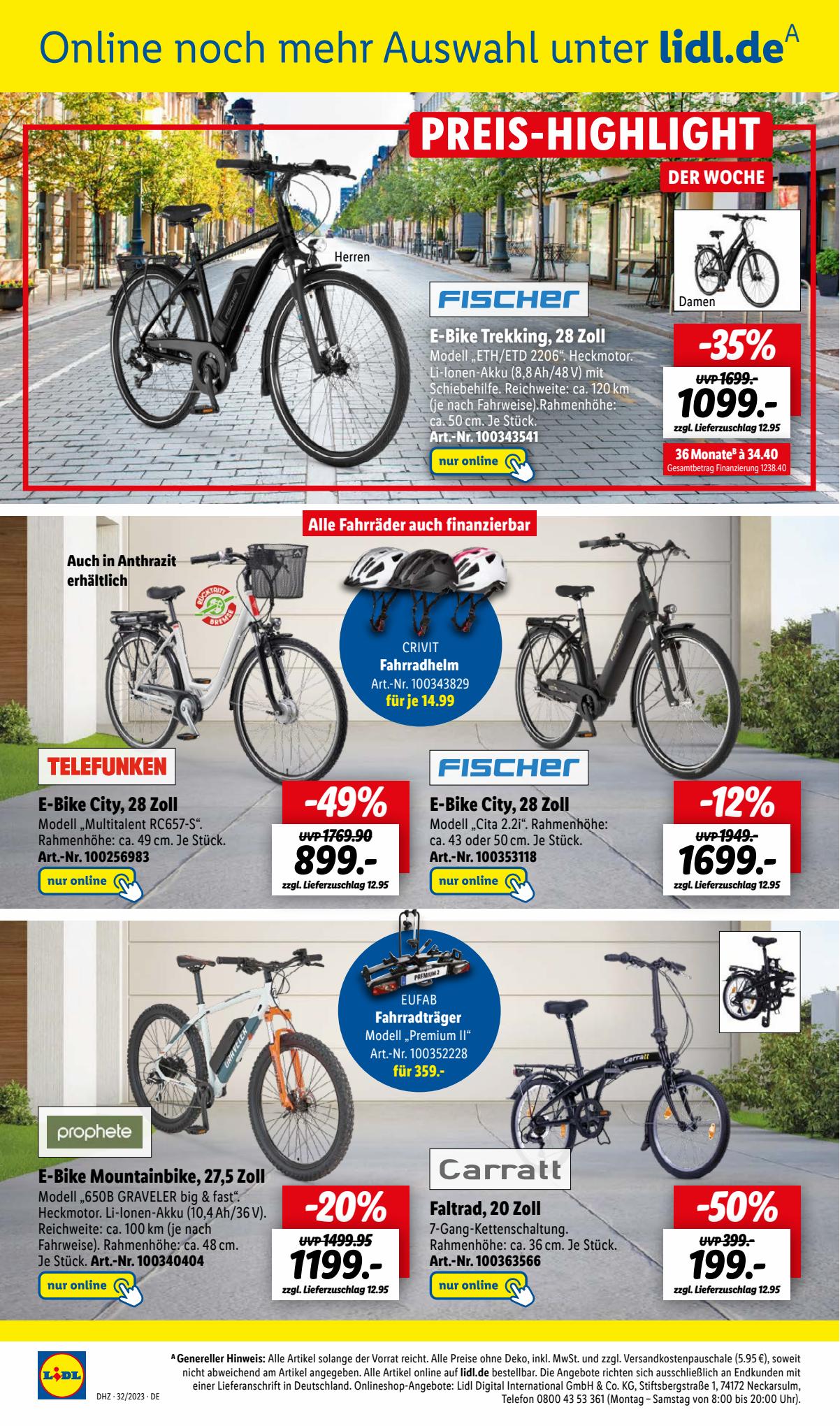 Lidl Prospekt 7 – 12 August 2023 Seite 58