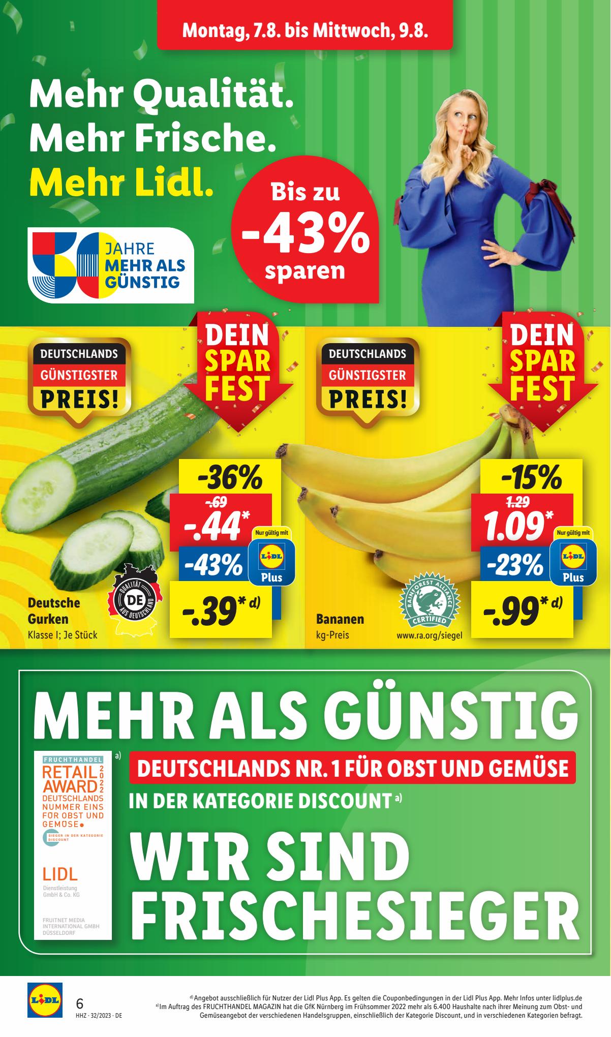 Lidl Prospekt 7 – 12 August 2023 Seite 6