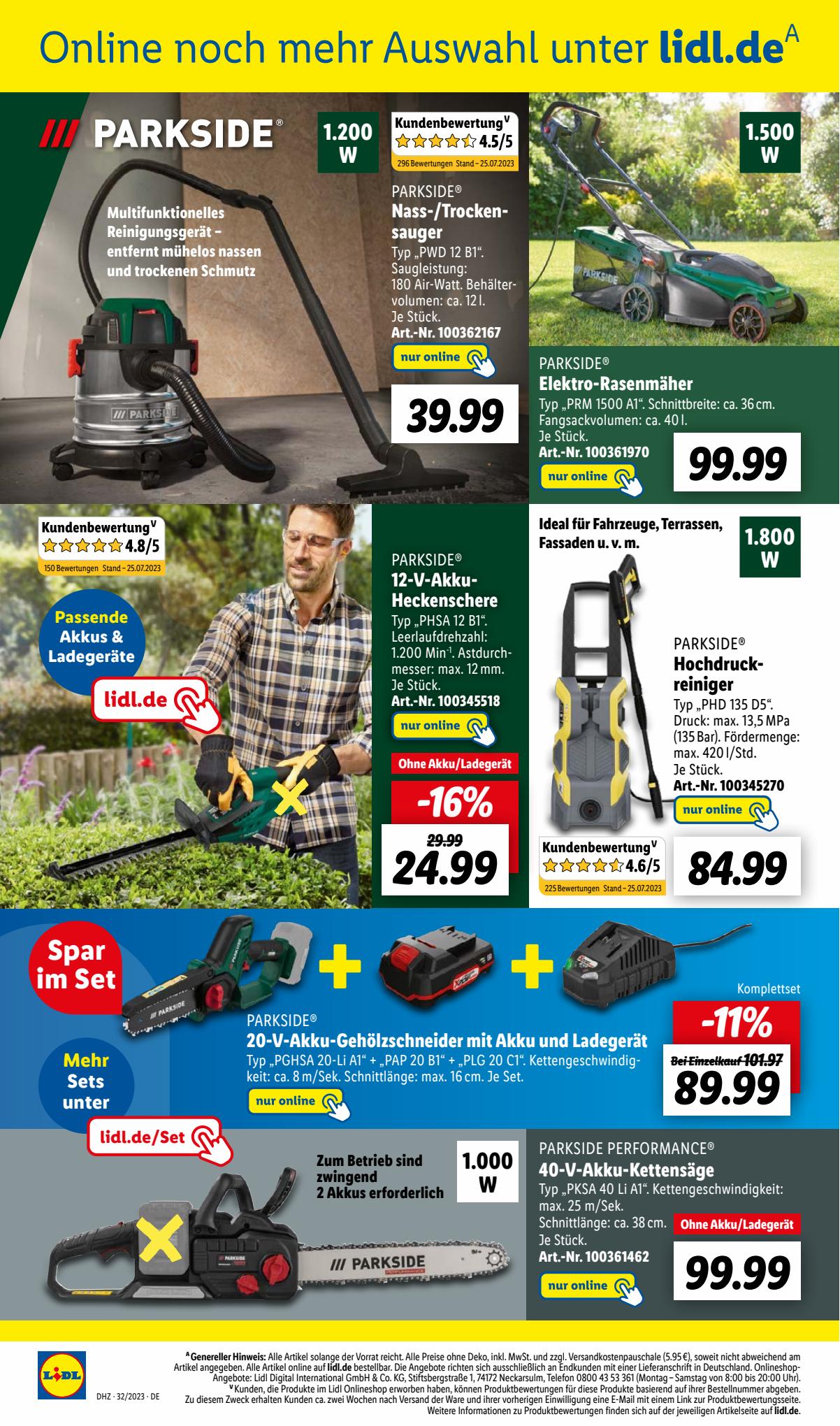 Lidl Prospekt 7 – 12 August 2023 Seite 62