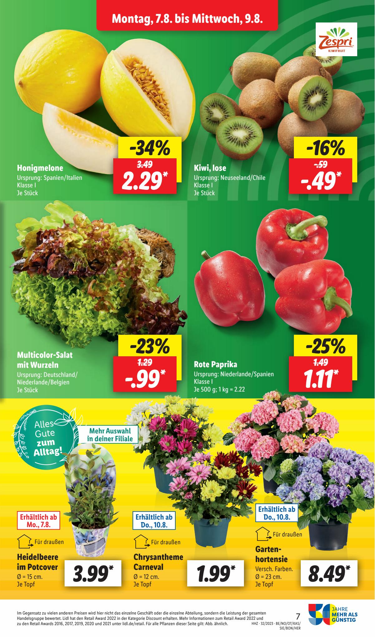 Lidl Prospekt 7 – 12 August 2023 Seite 7
