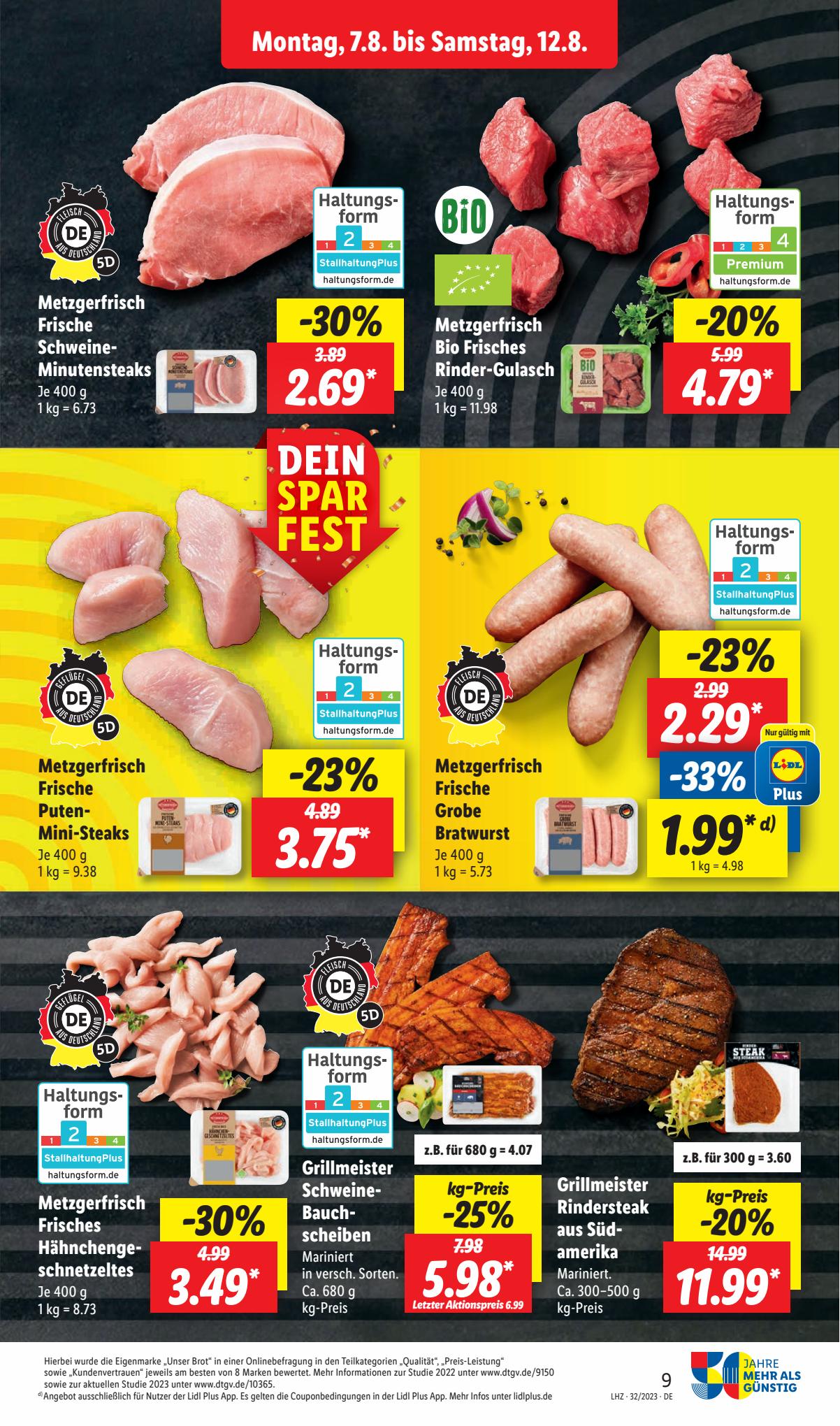 Lidl Prospekt 7 – 12 August 2023 Seite 9