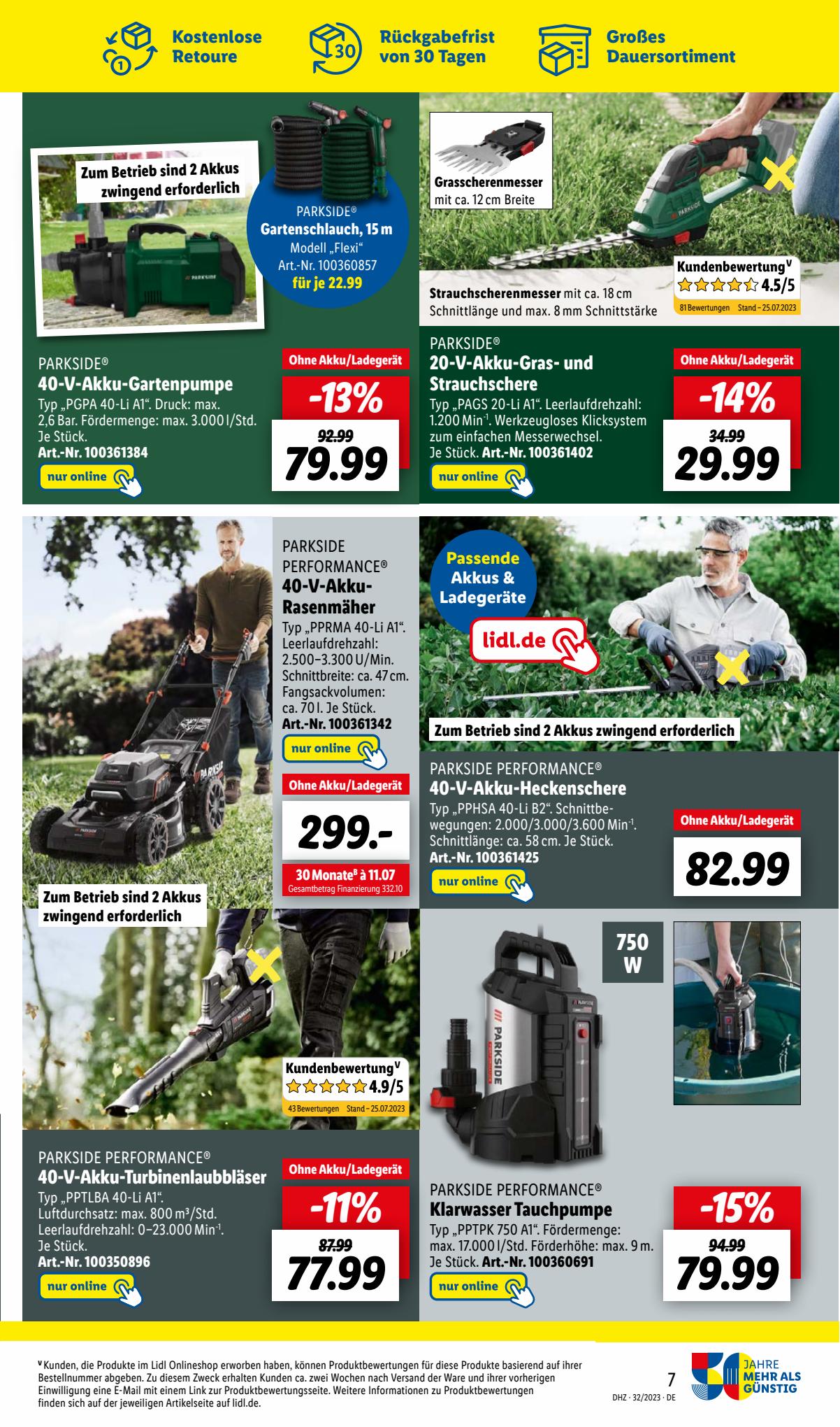 Lidl Prospekt 7 – 13 August 2023 Seite 7