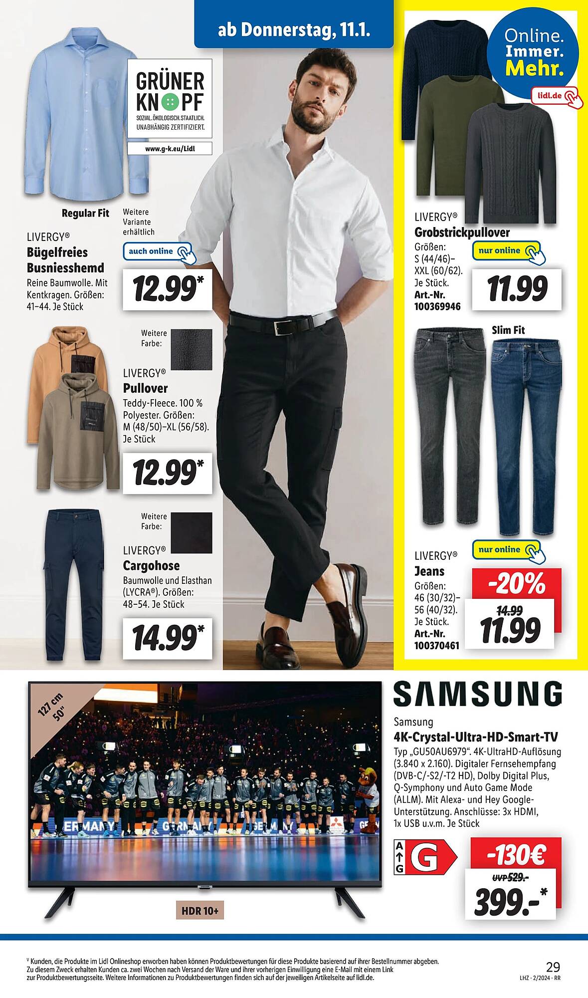 Lidl Prospekt 8 – 13 Januar 2024 Seite 35