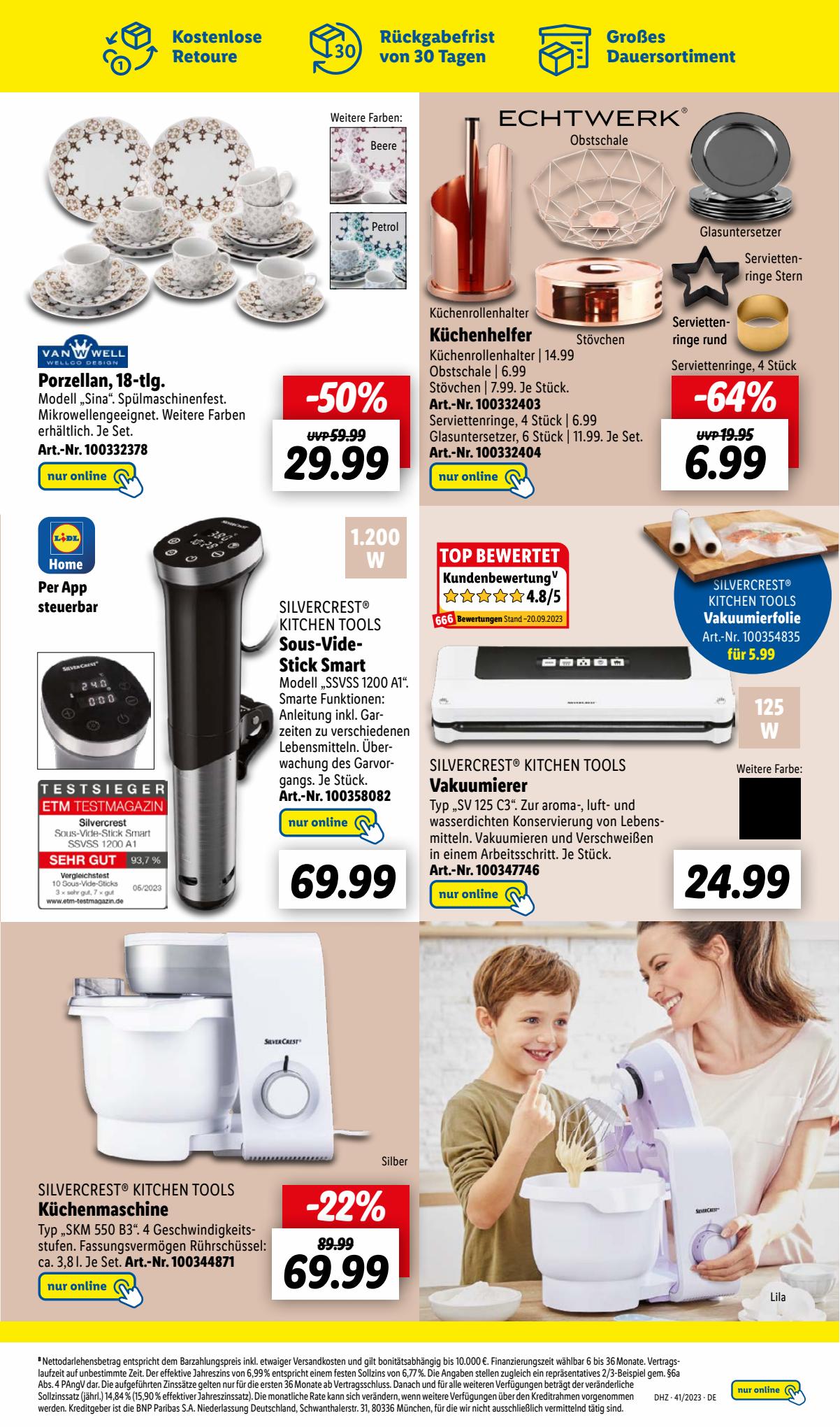 Lidl Prospekt 9 – 15 October 2023 Seite 7