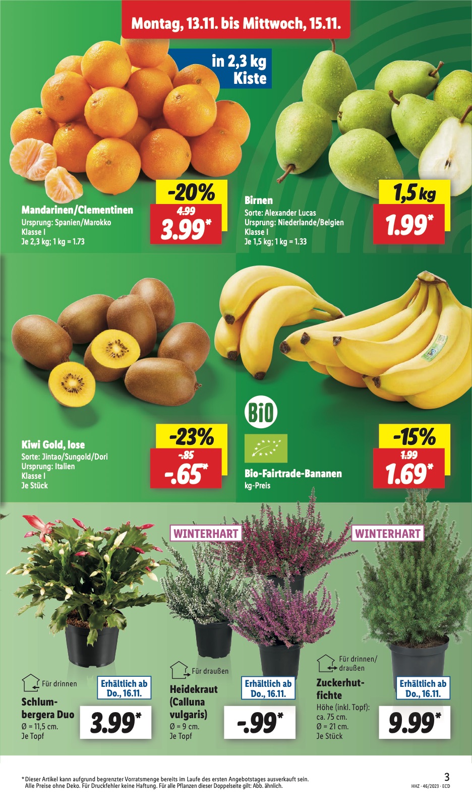 Lidl Prospekt Angebote 13 – 18 November 2023 Seite 3