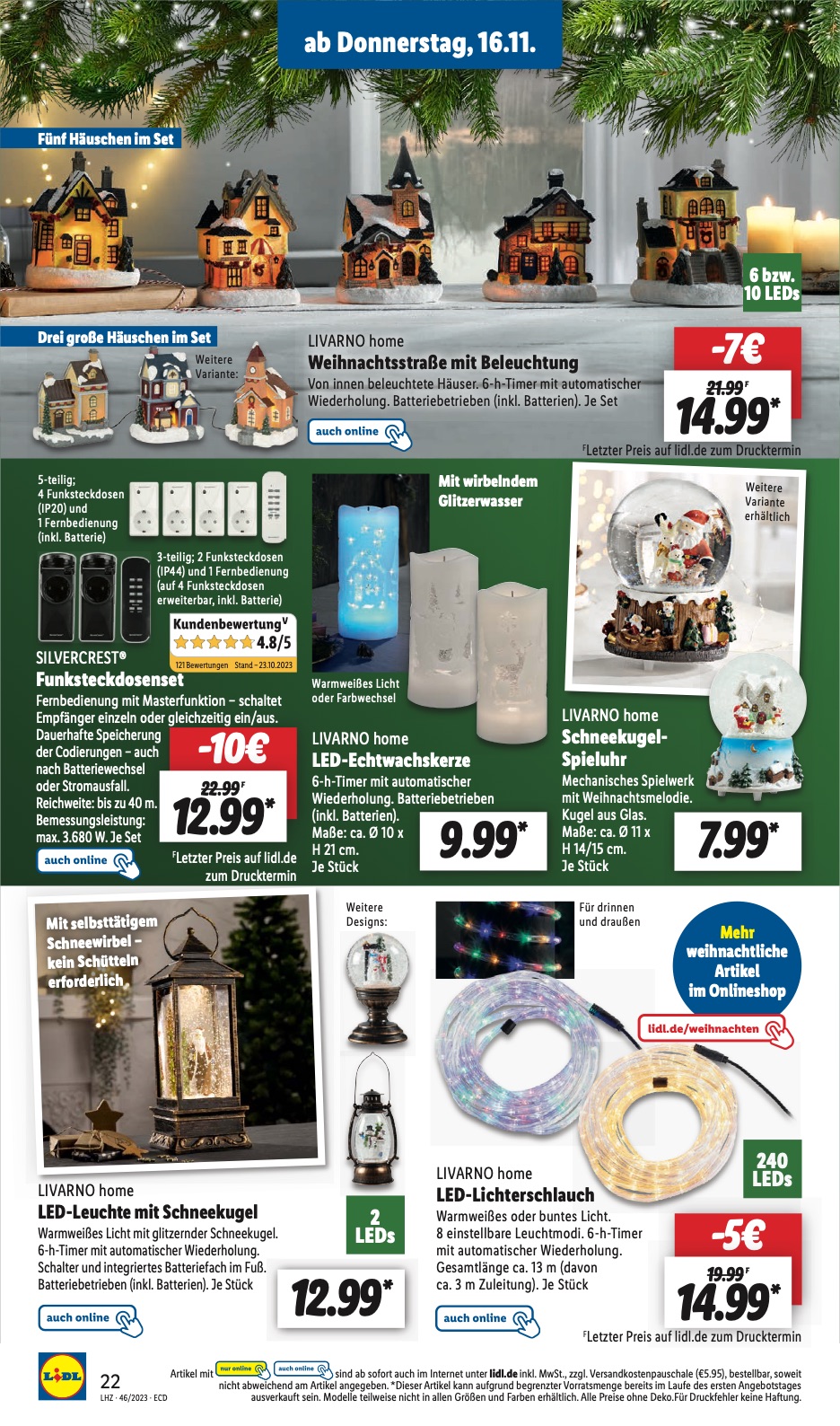 Lidl Prospekt Angebote 13 – 18 November 2023 Seite 32