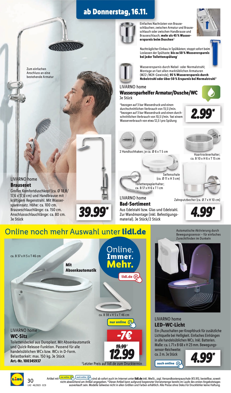 Lidl Prospekt Angebote 13 – 18 November 2023 Seite 40