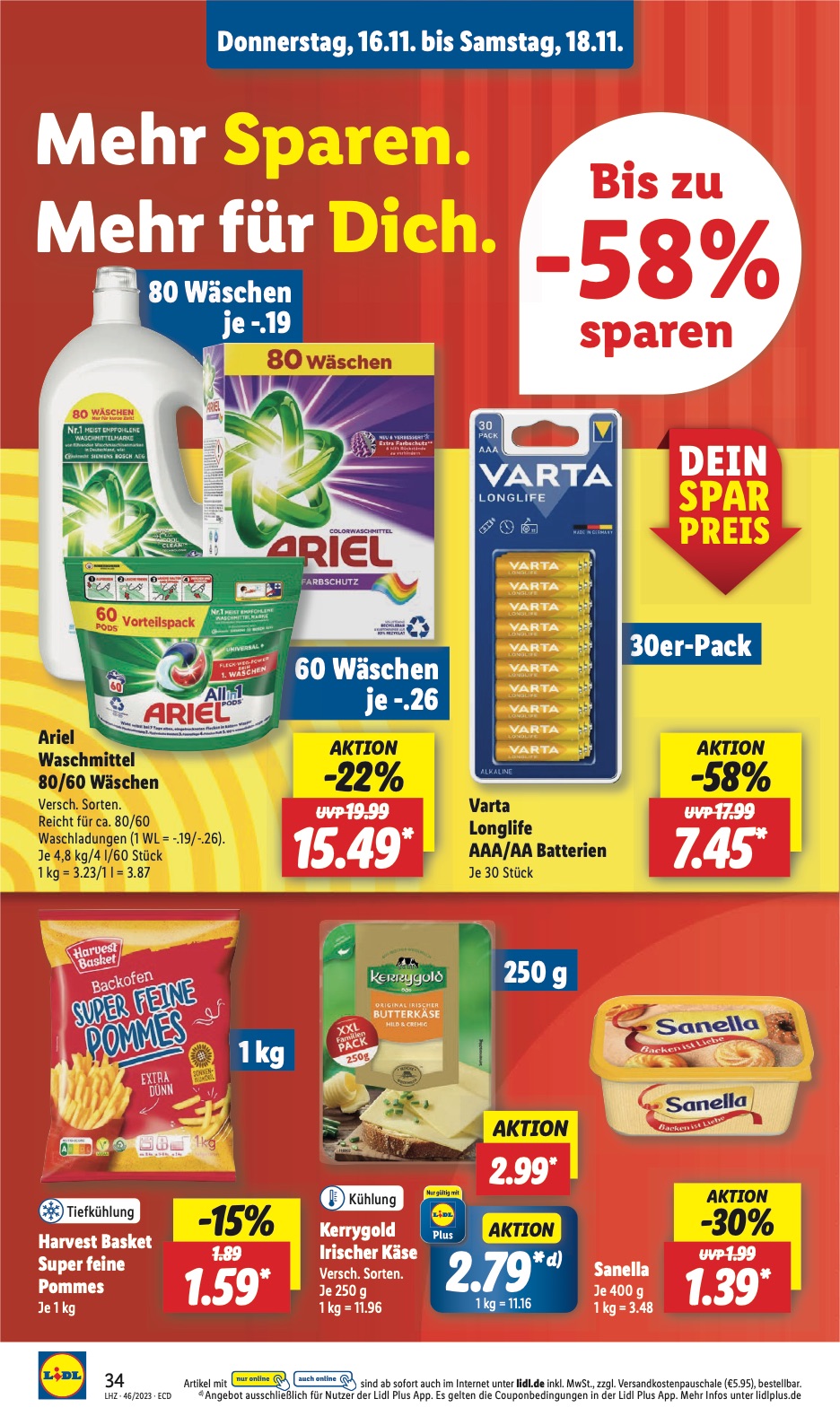 Lidl Prospekt Angebote 13 – 18 November 2023 Seite 44