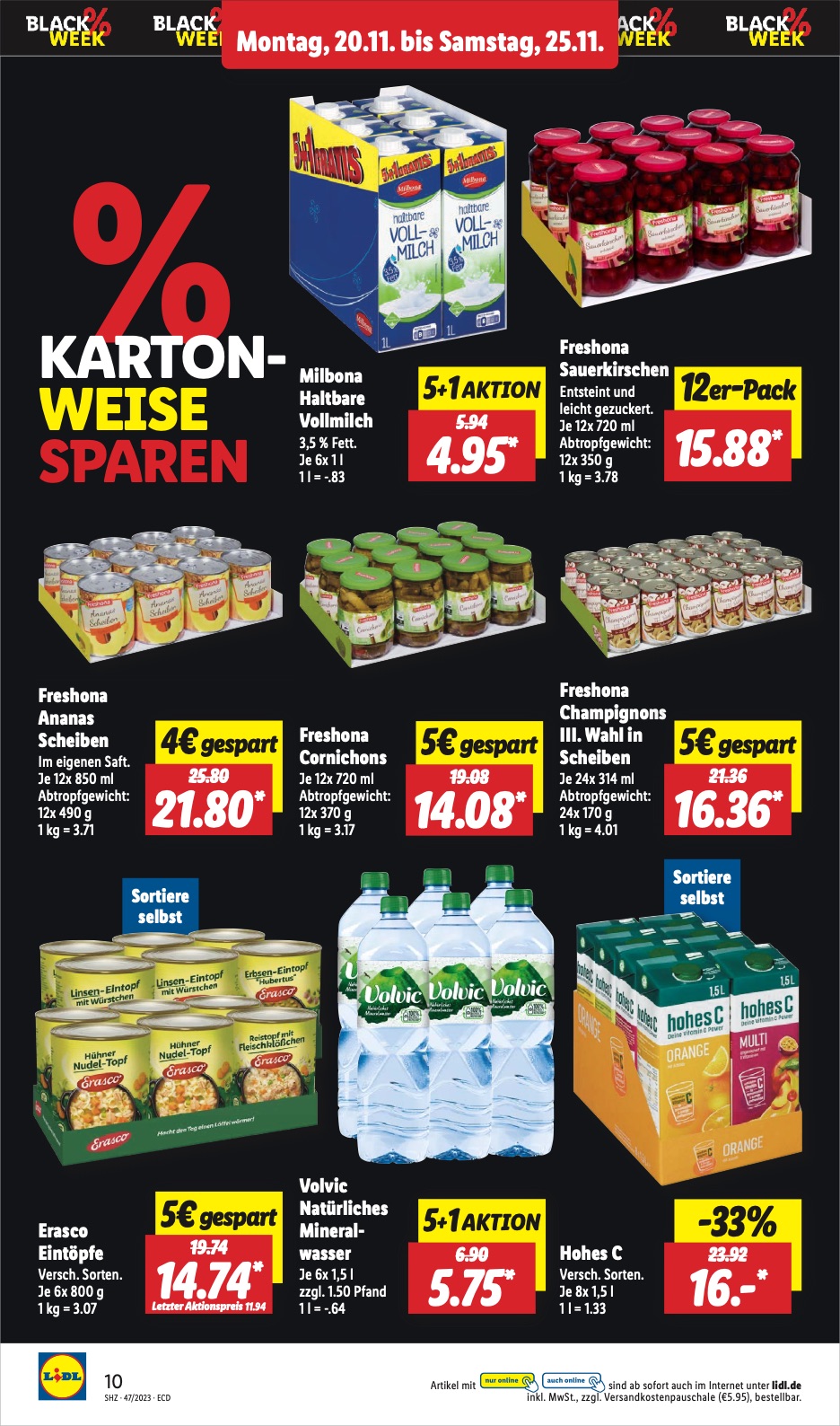 Lidl Prospekt Black Week Deals 2023 Seite 10