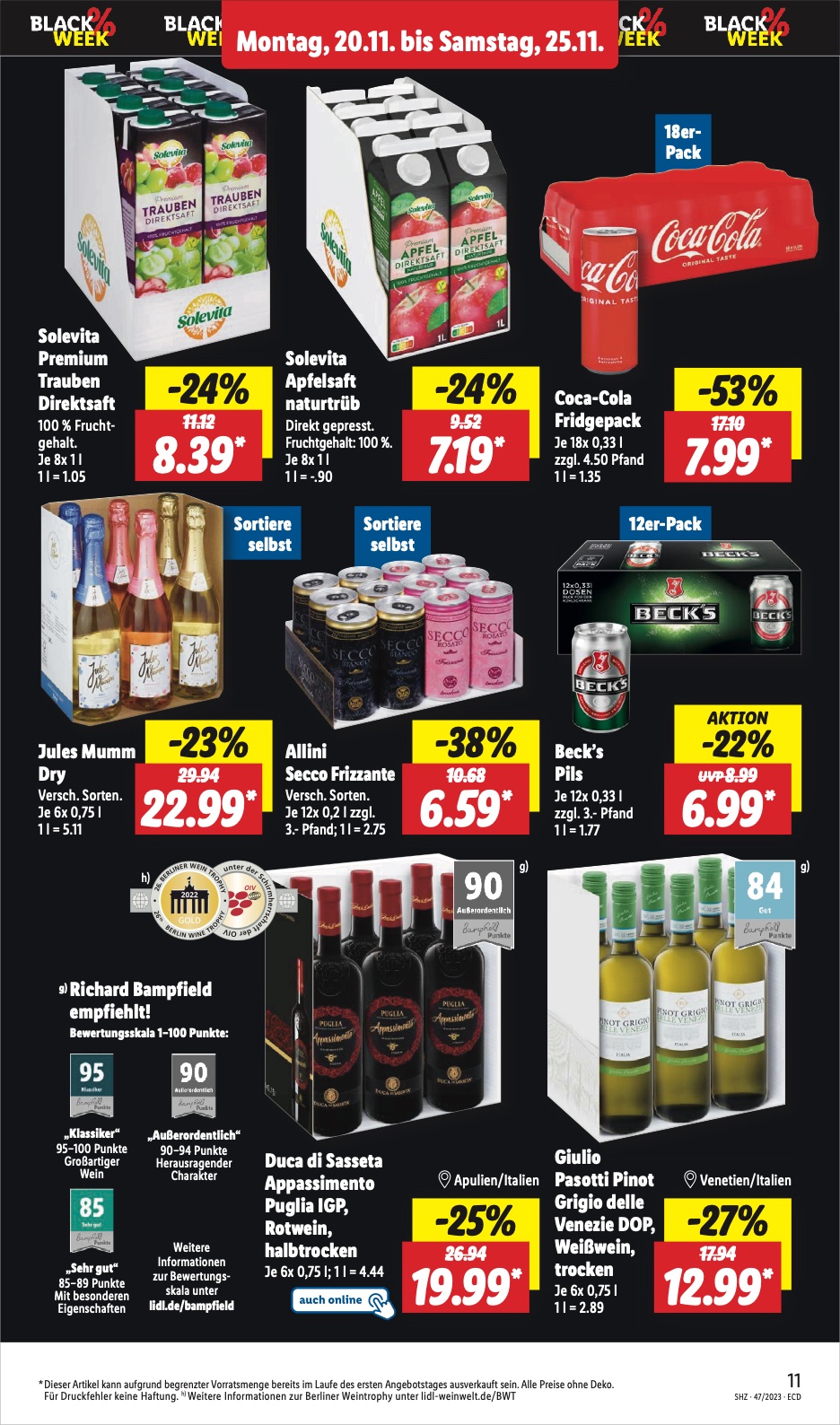 Lidl Prospekt Black Week Deals 2023 Seite 11
