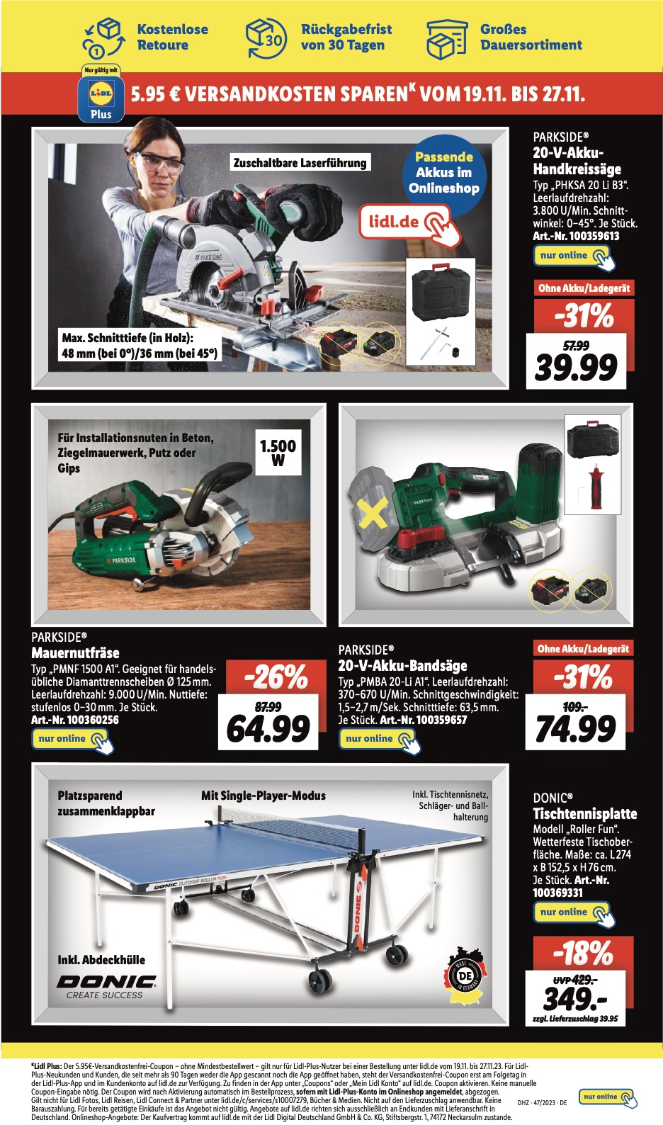 Lidl Prospekt Black Week Deals 2023 Seite 13