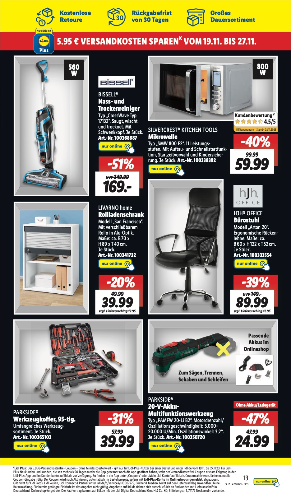 Lidl Prospekt Black Week Deals 2023 Seite 15