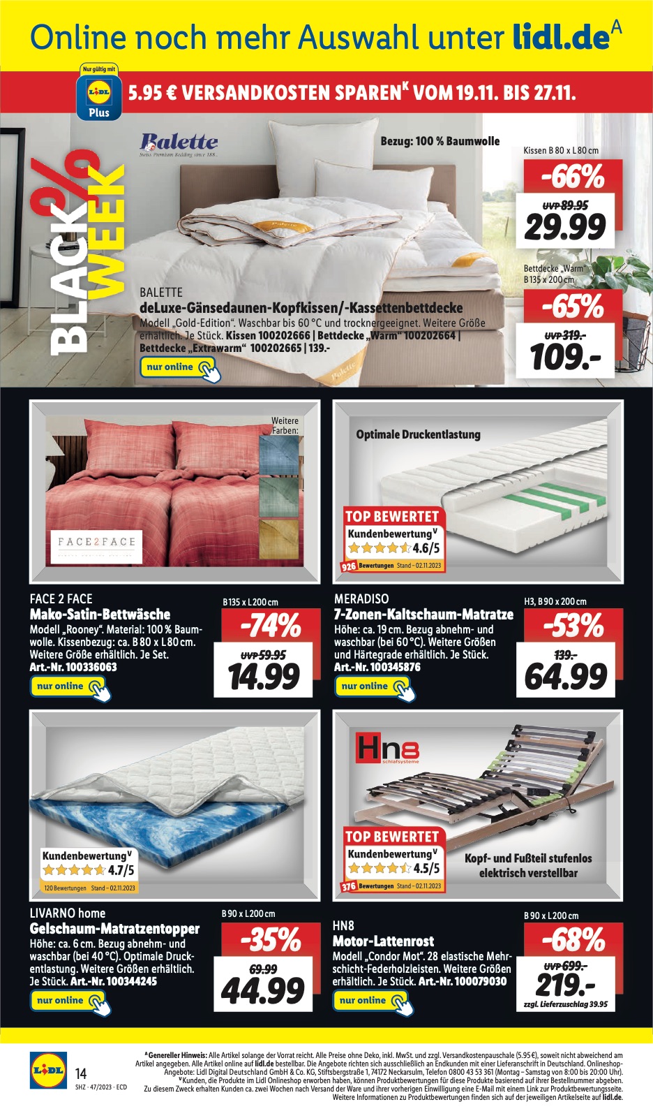 Lidl Prospekt Black Week Deals 2023 Seite 16