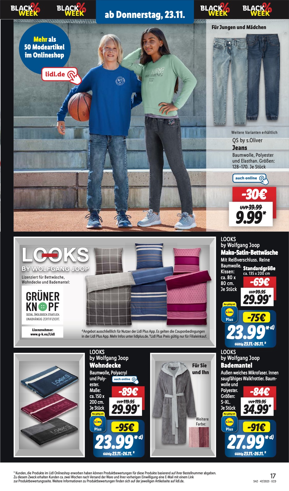 Lidl Prospekt Black Week Deals 2023 Seite 21