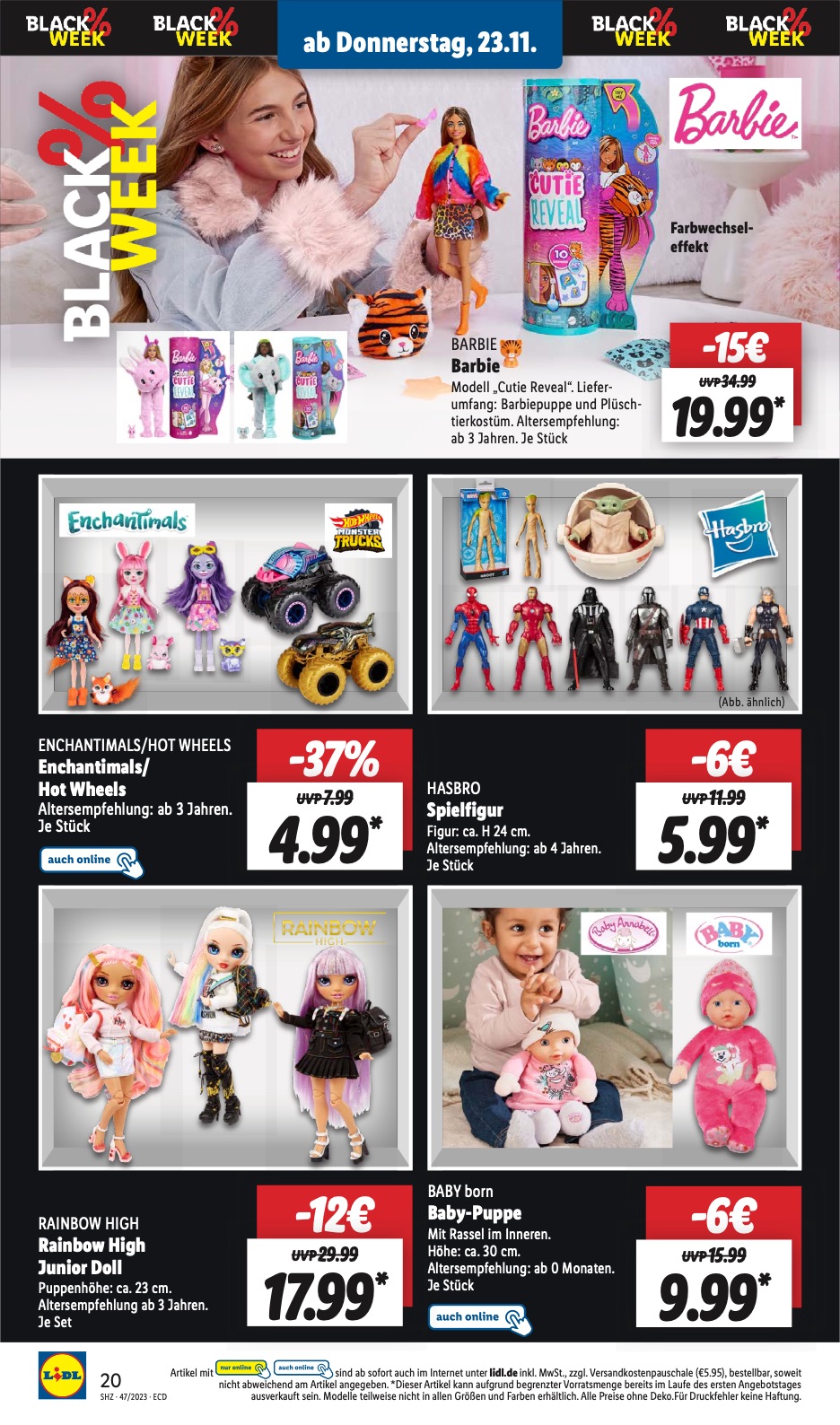 Lidl Prospekt Black Week Deals 2023 Seite 24
