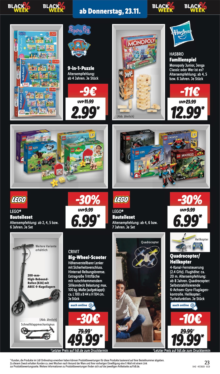 Lidl Prospekt Black Week Deals 2023 Seite 27