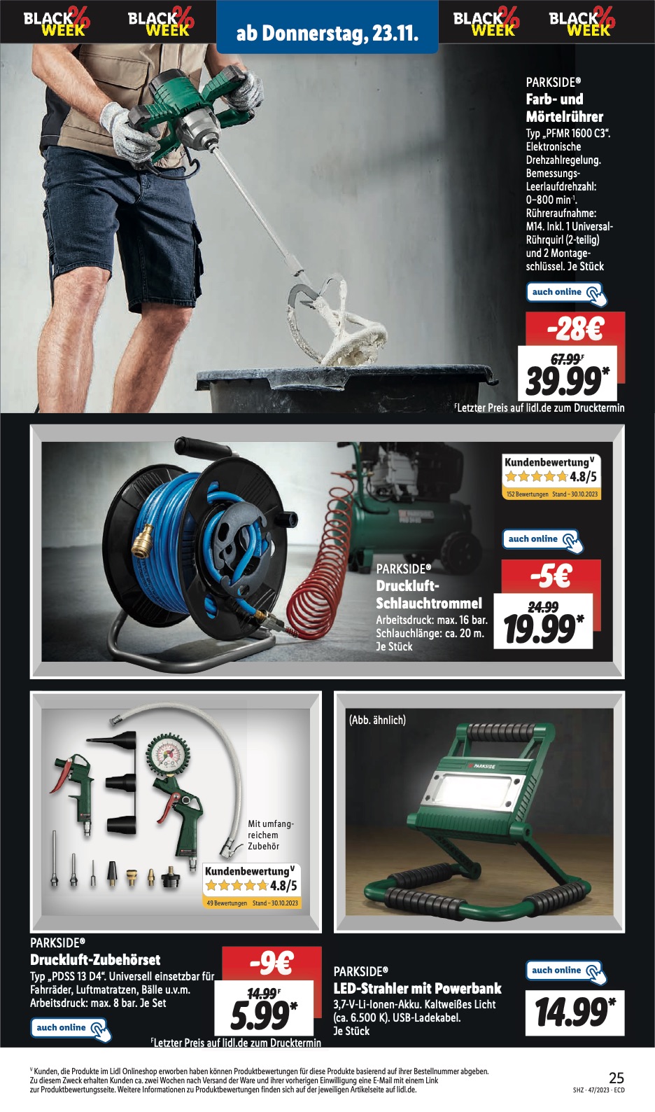 Lidl Prospekt Black Week Deals 2023 Seite 29