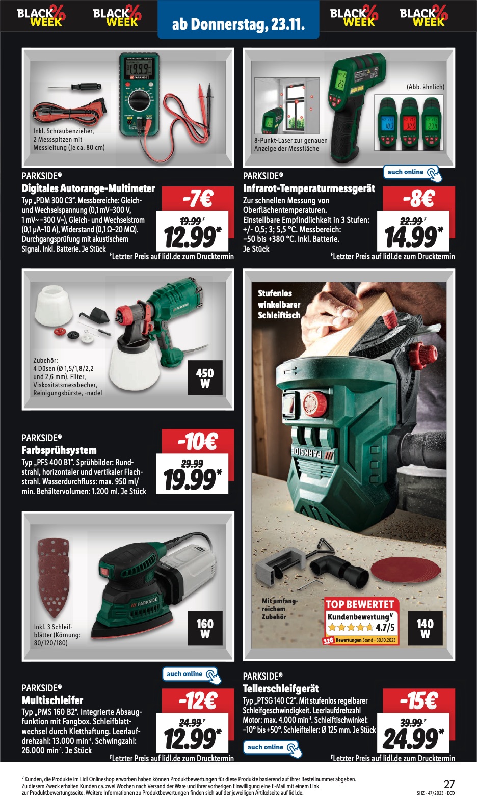 Lidl Prospekt Black Week Deals 2023 Seite 31