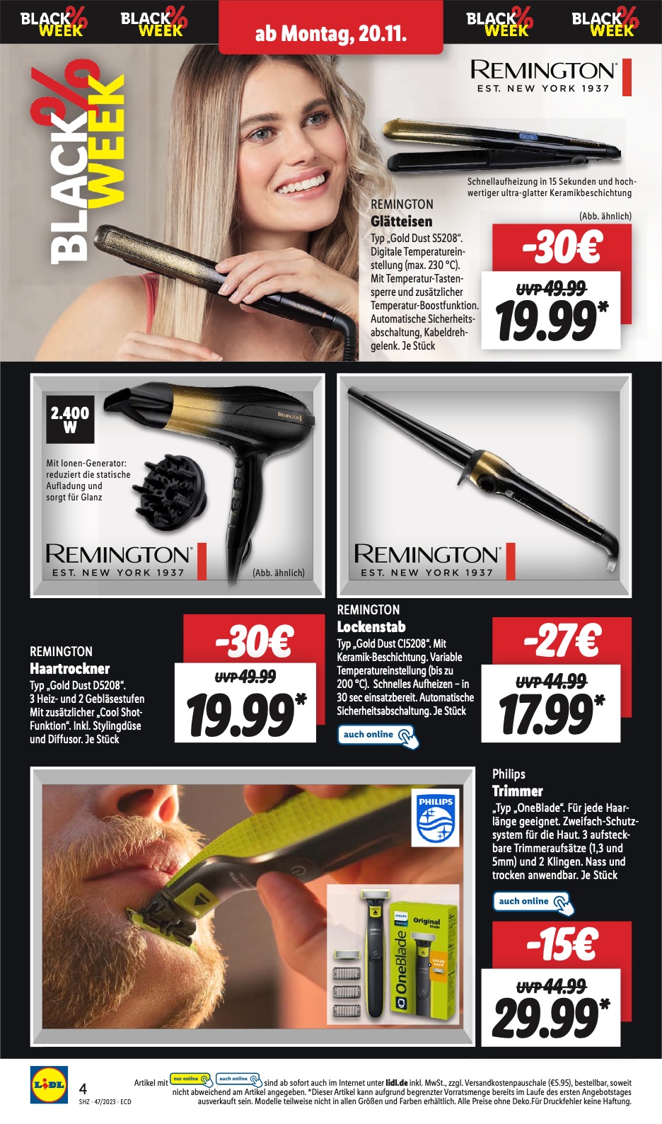 Lidl Prospekt Black Week Deals 2023 Seite 4