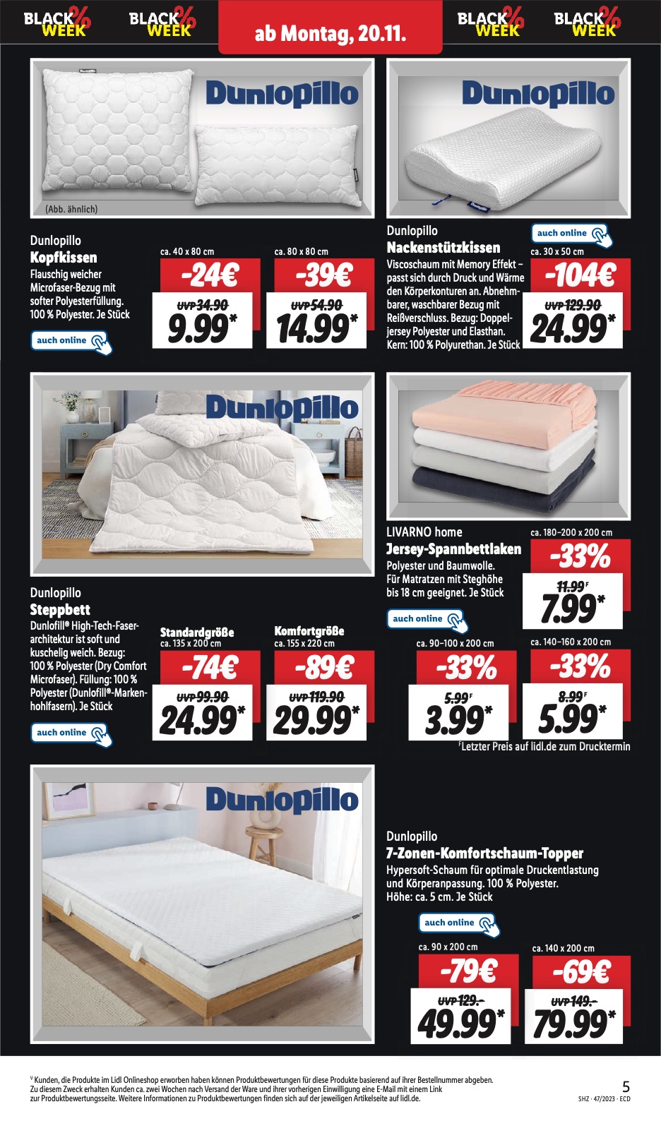 Lidl Prospekt Black Week Deals 2023 Seite 5