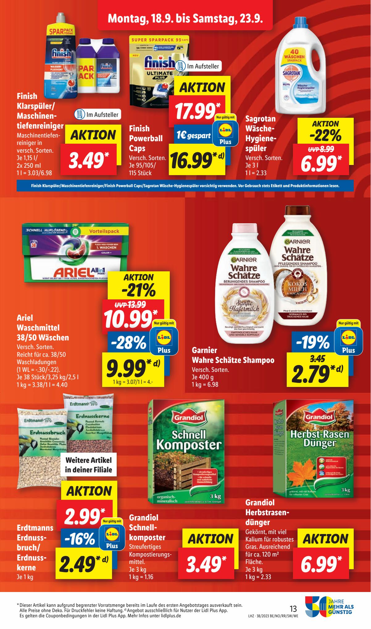Lidl Prospekt Plus 18 – 23 September 2023 Seite 15