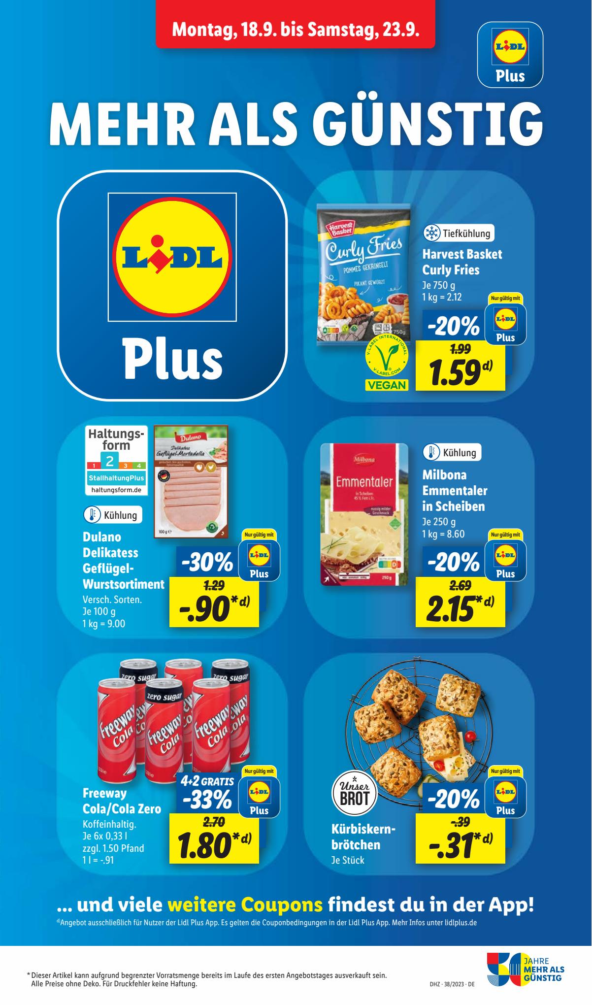 Lidl Prospekt Plus 18 – 23 September 2023 Seite 17