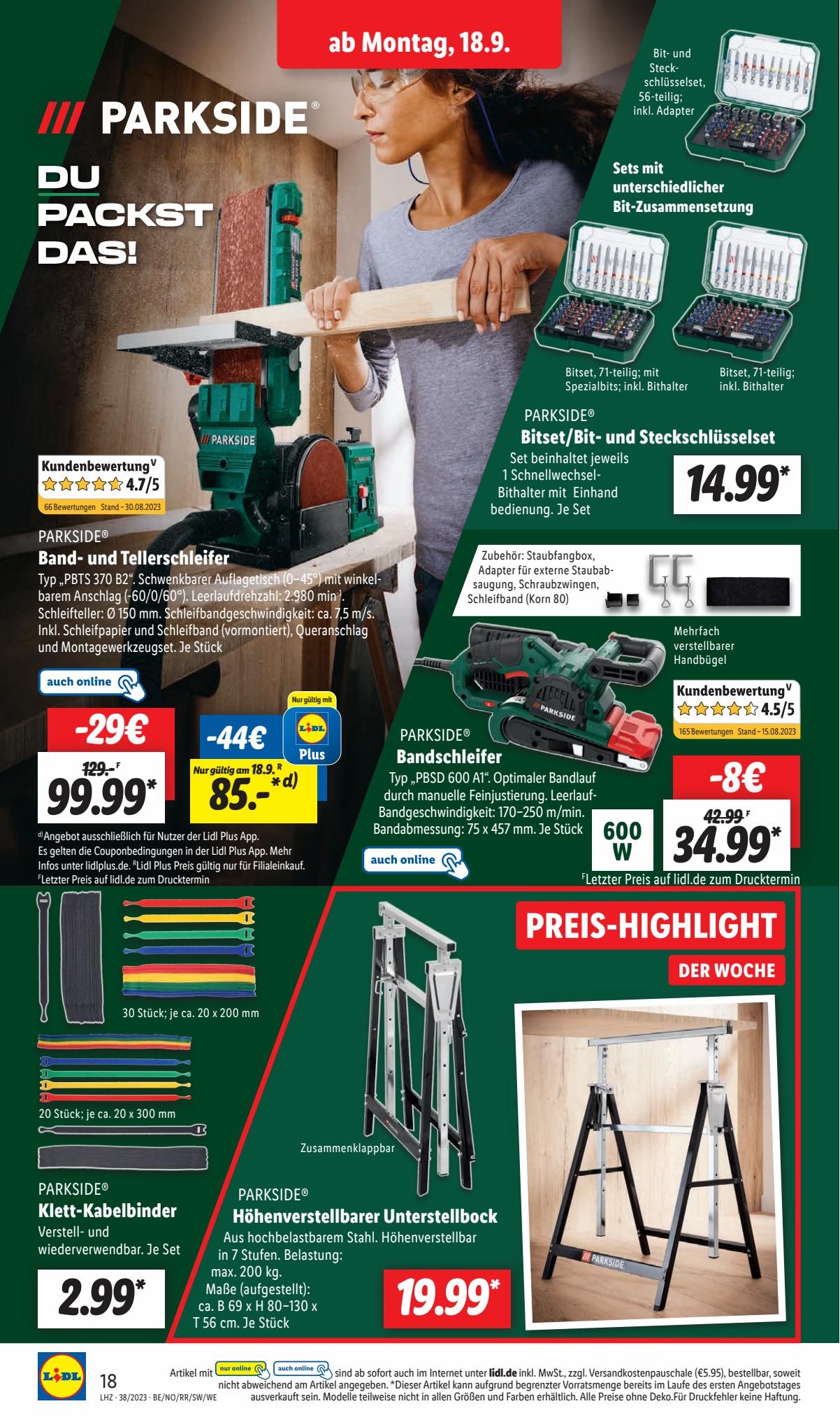 Lidl Prospekt Plus 18 – 23 September 2023 Seite 24