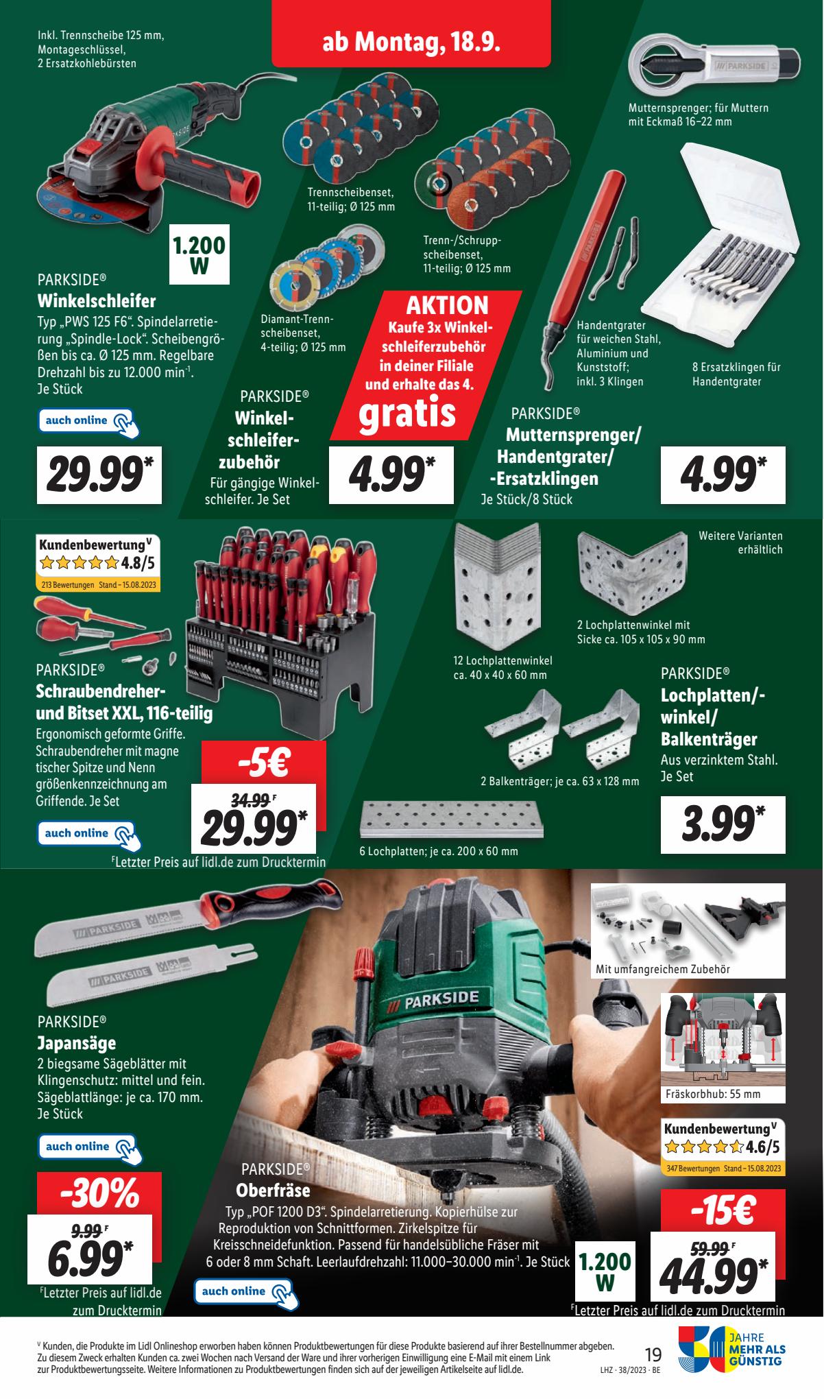 Lidl Prospekt Plus 18 – 23 September 2023 Seite 25