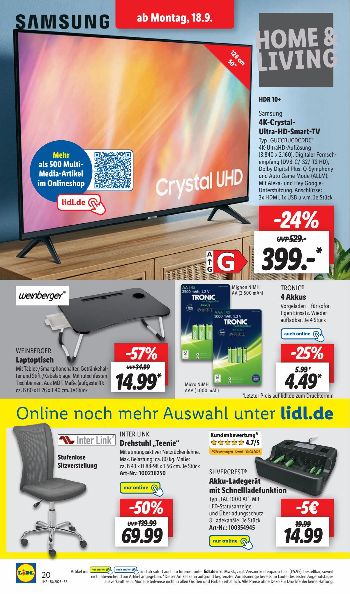 Lidl Prospekt Plus 18 – 23 September 2023 Seite 26