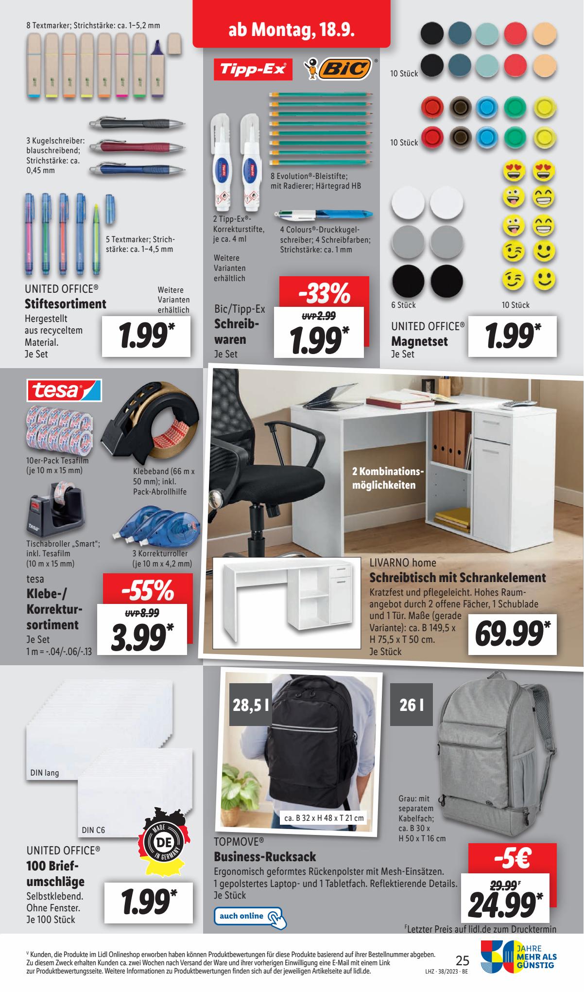 Lidl Prospekt Plus 18 – 23 September 2023 Seite 31
