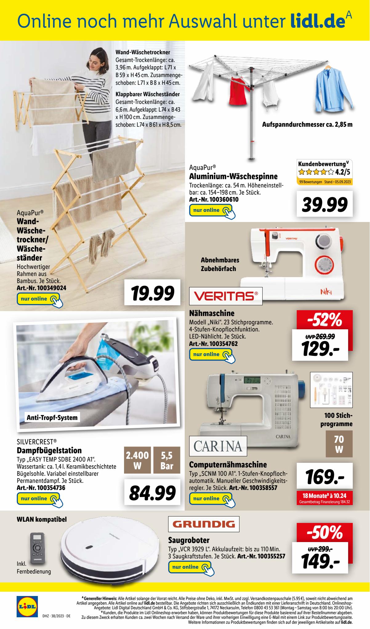 Lidl Prospekt Plus 18 – 23 September 2023 Seite 44