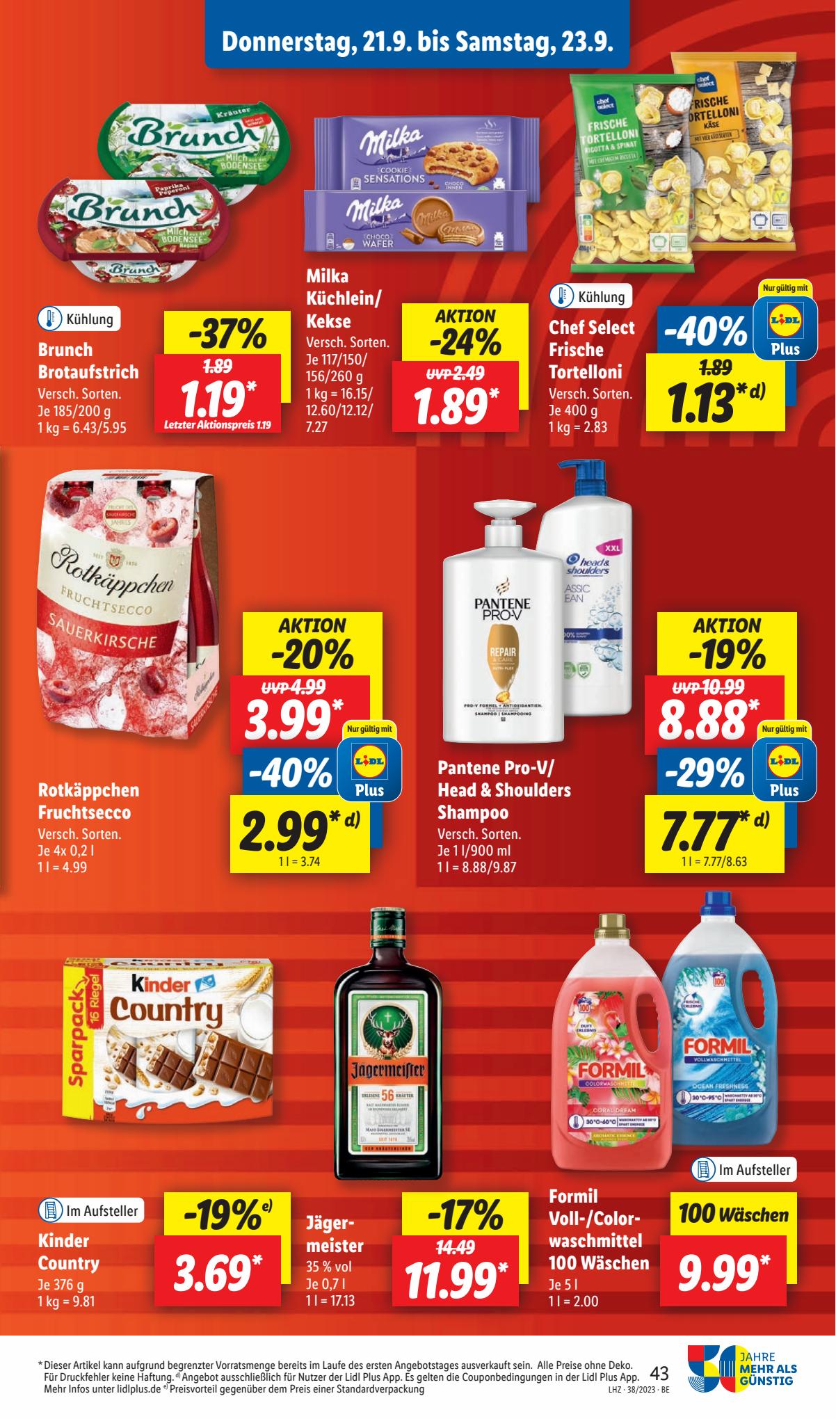 Lidl Prospekt Plus 18 – 23 September 2023 Seite 59